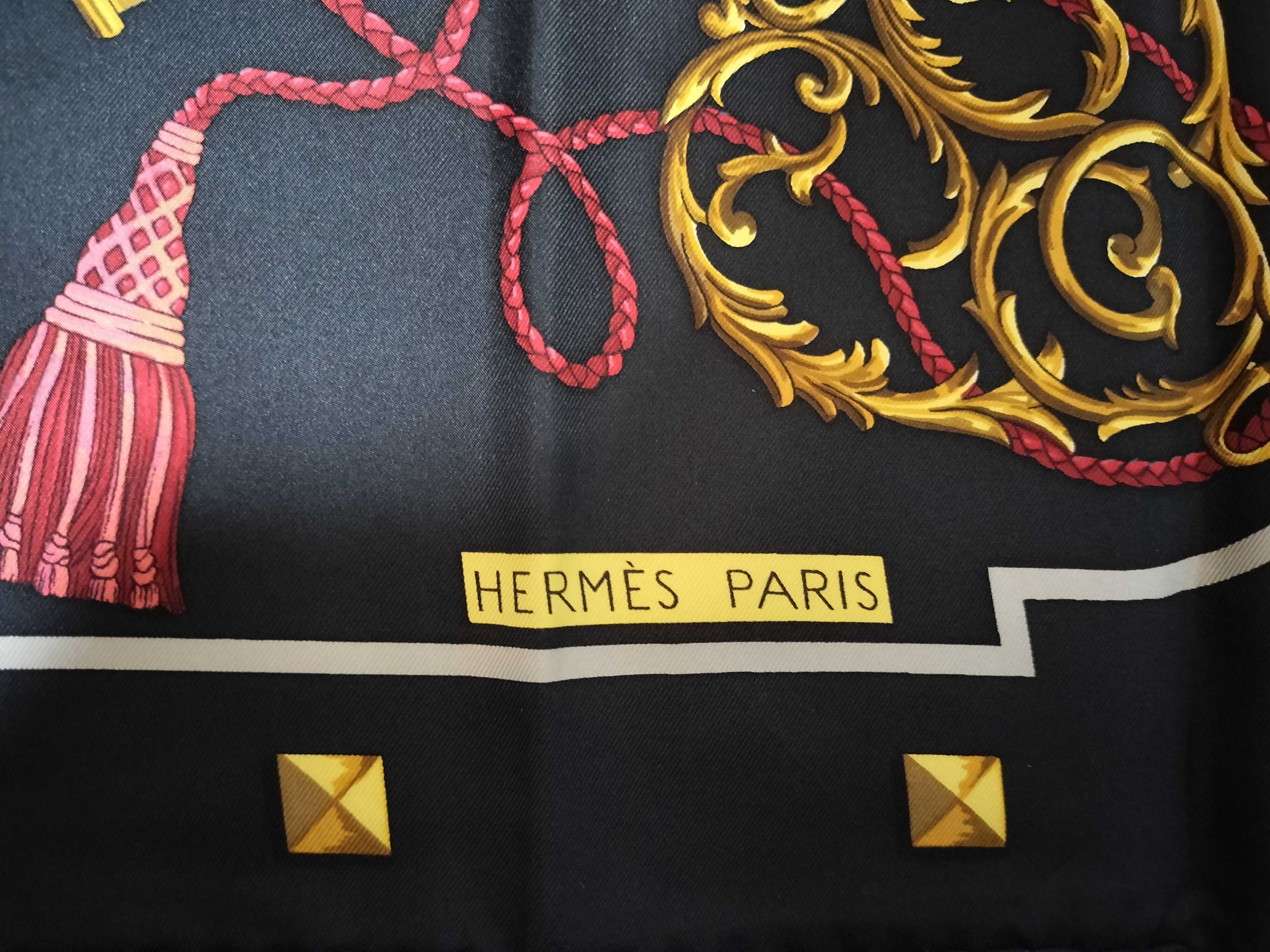 Hermès Les Clefs Silk Twill Scarf