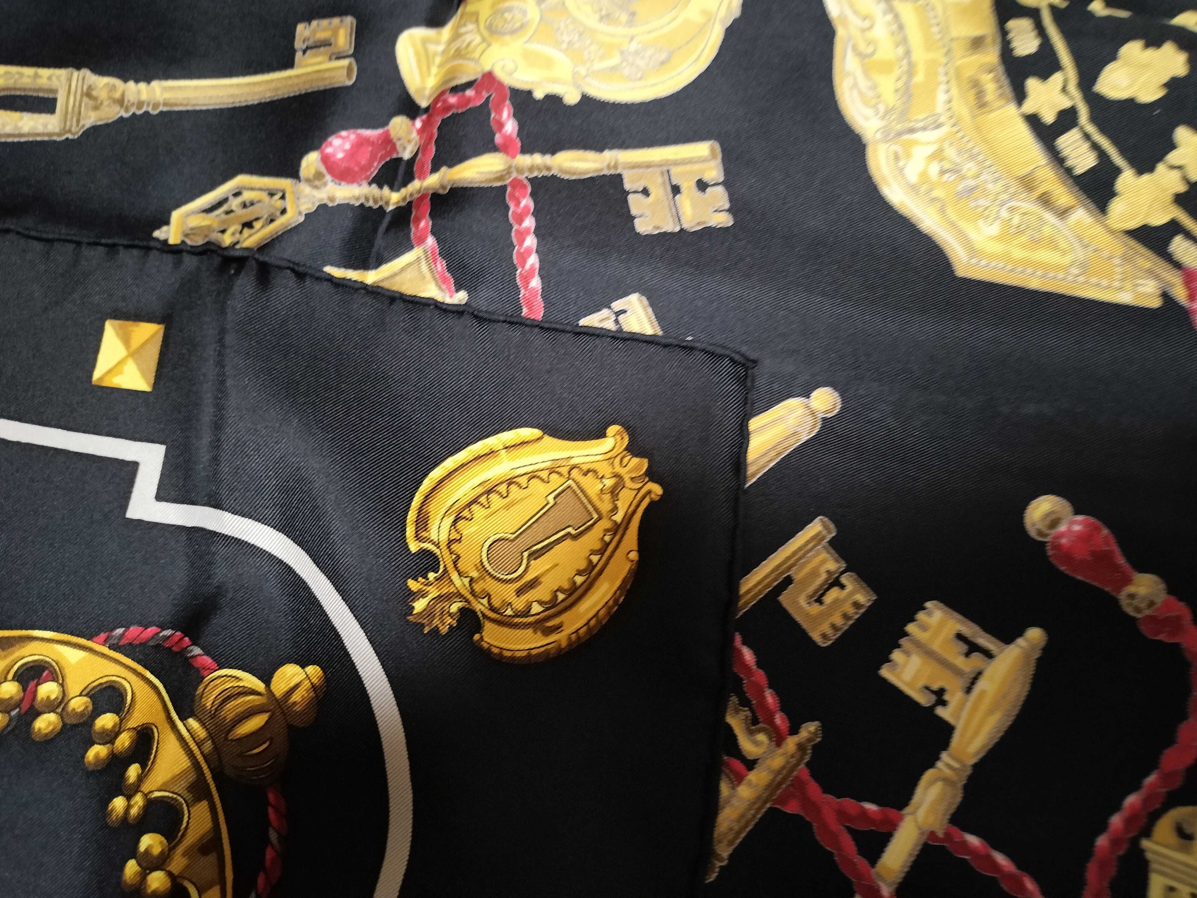 Hermès Les Clefs Silk Twill Scarf