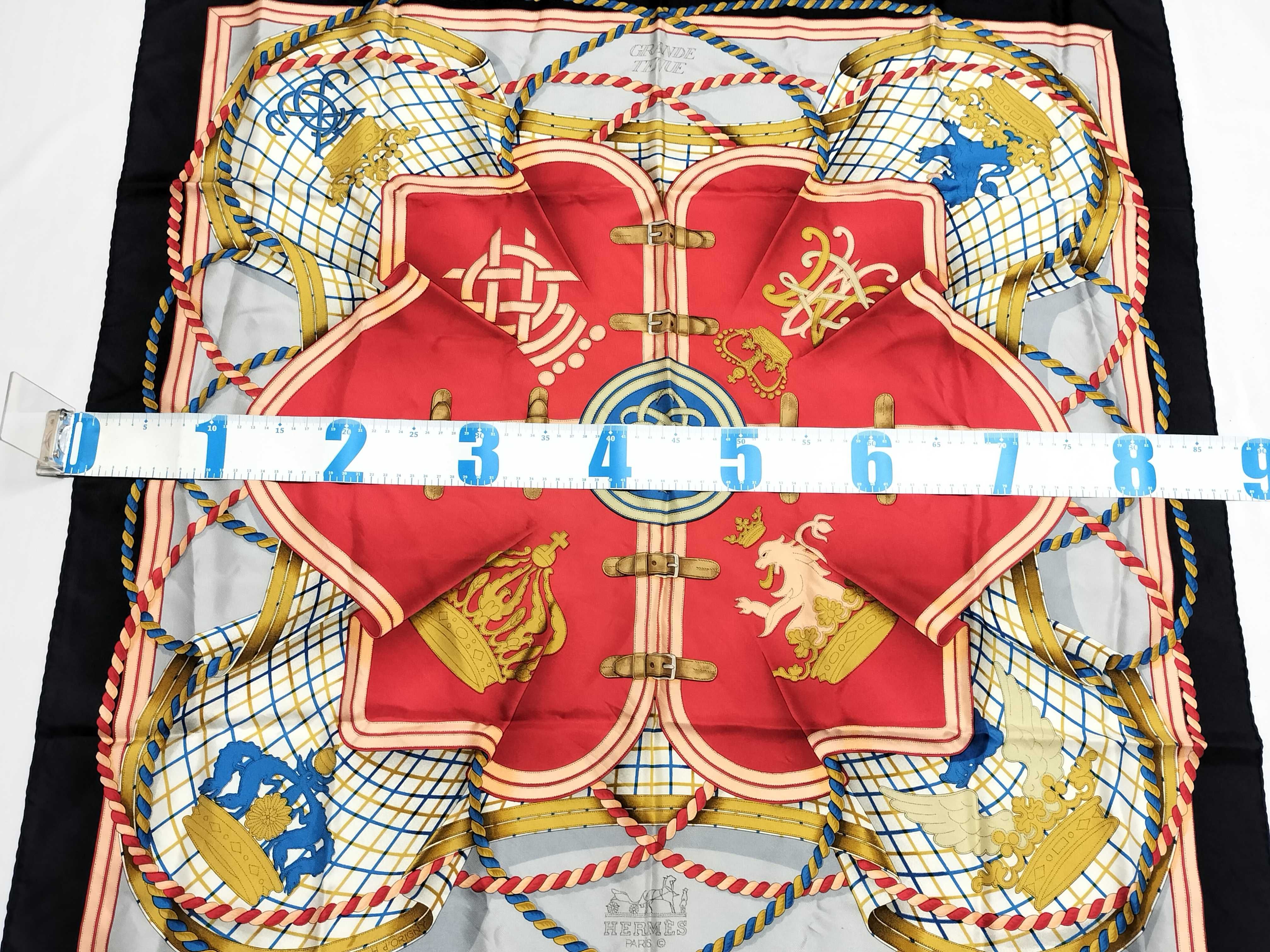 Hermes Grande Tenue Silk Scarf by Henri d'Origny