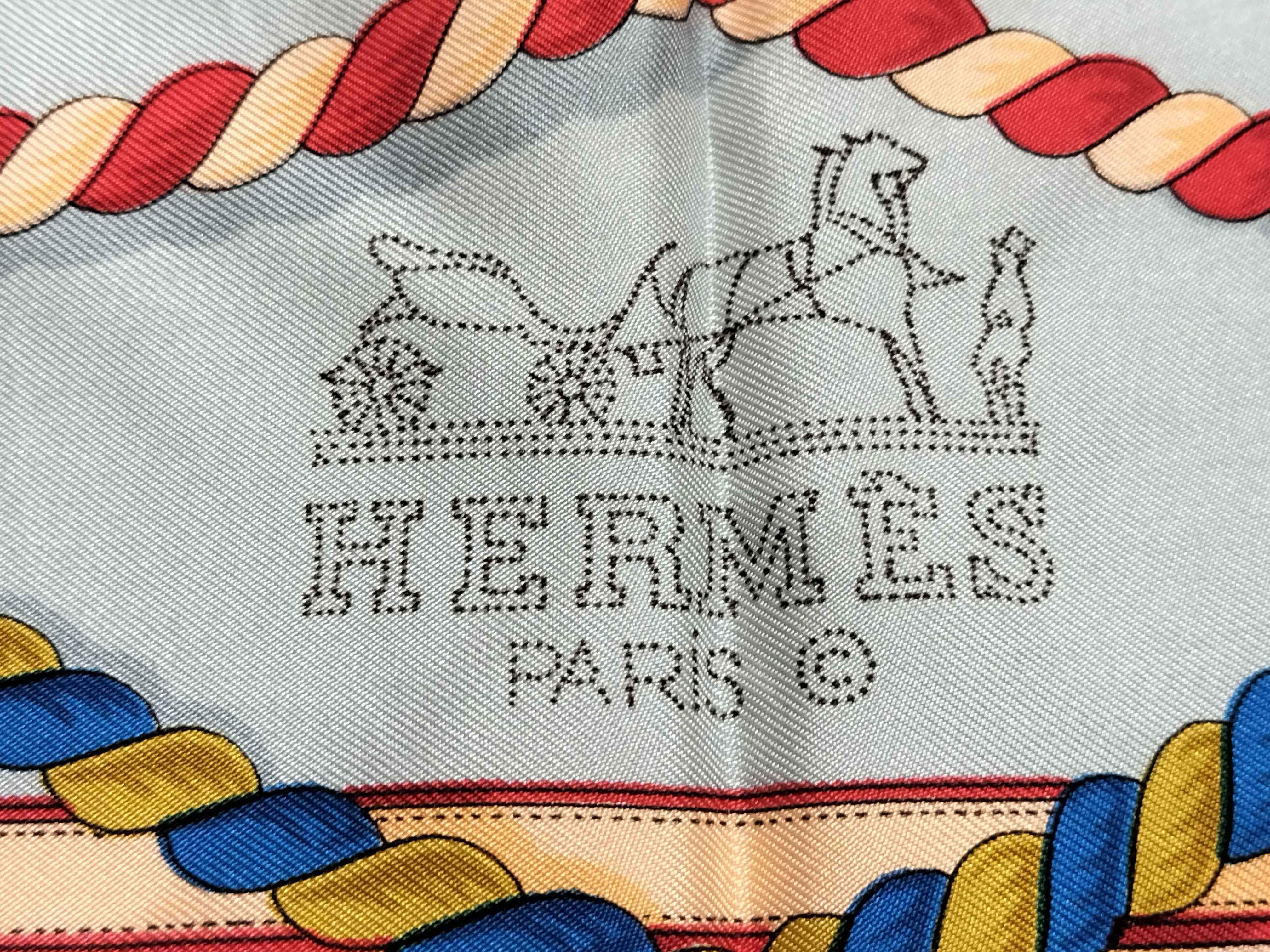 Hermes Grande Tenue Silk Scarf by Henri d'Origny