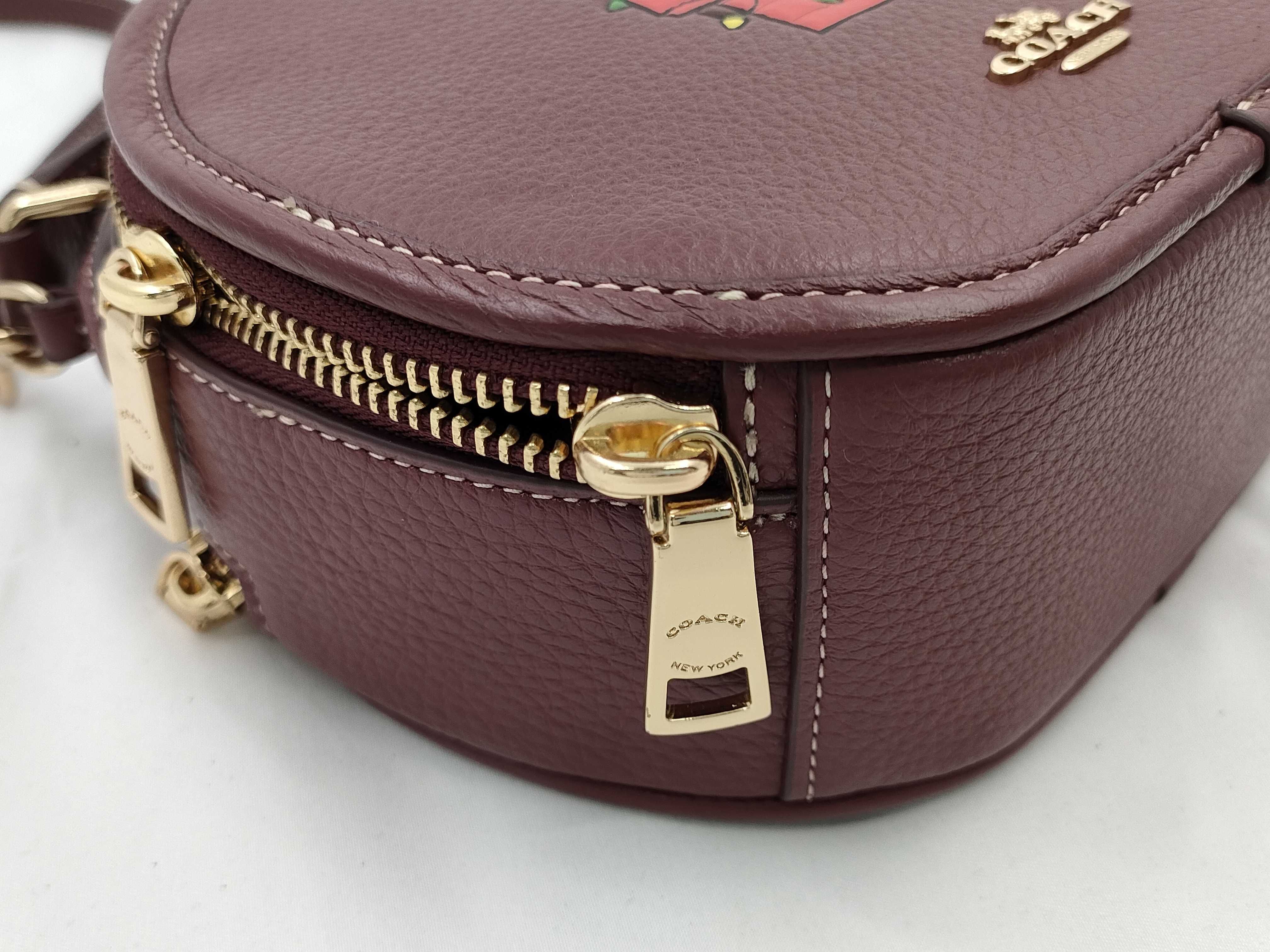 Coach x Peanuts Canteen Crossbody Bag with Snoopy Graphic