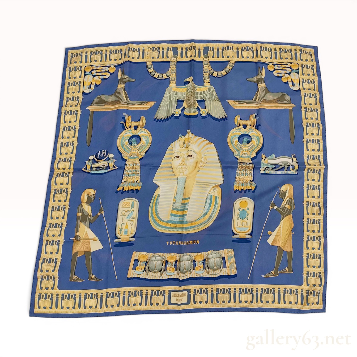 Hermès Tutankhamun Silk Scarf by Vladimir Rybaltchenko