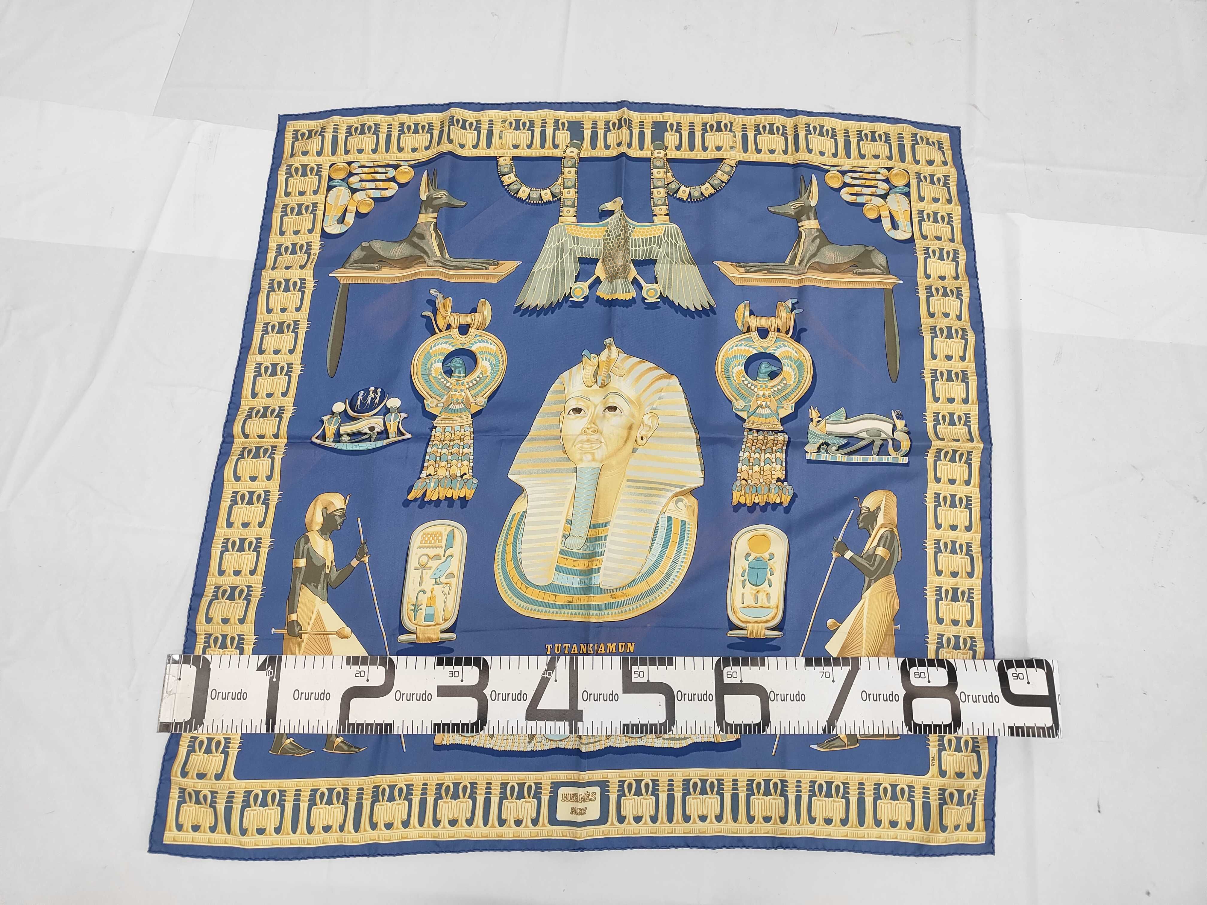 Hermès Tutankhamun Silk Scarf by Vladimir Rybaltchenko