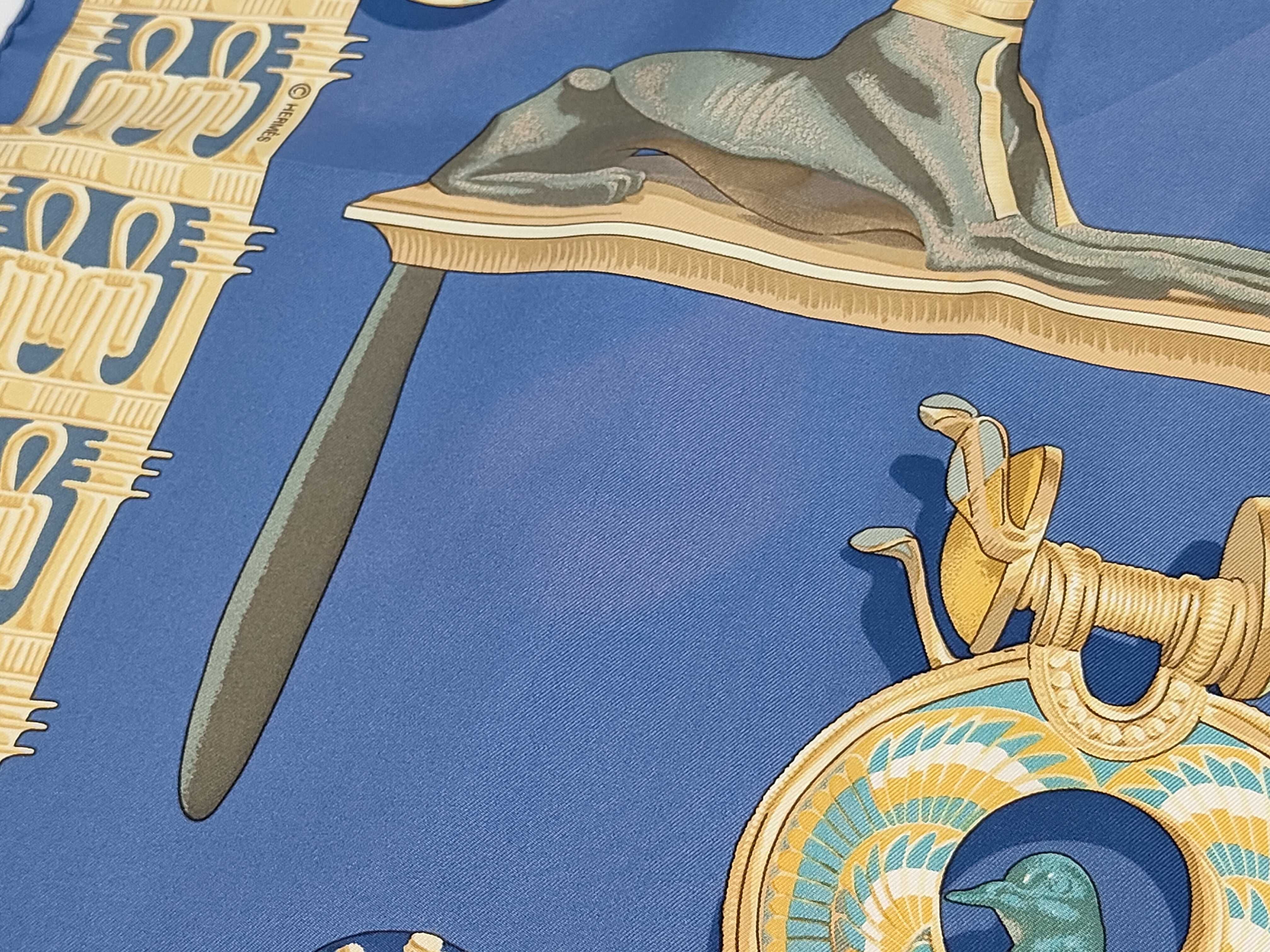Hermès Tutankhamun Silk Scarf by Vladimir Rybaltchenko