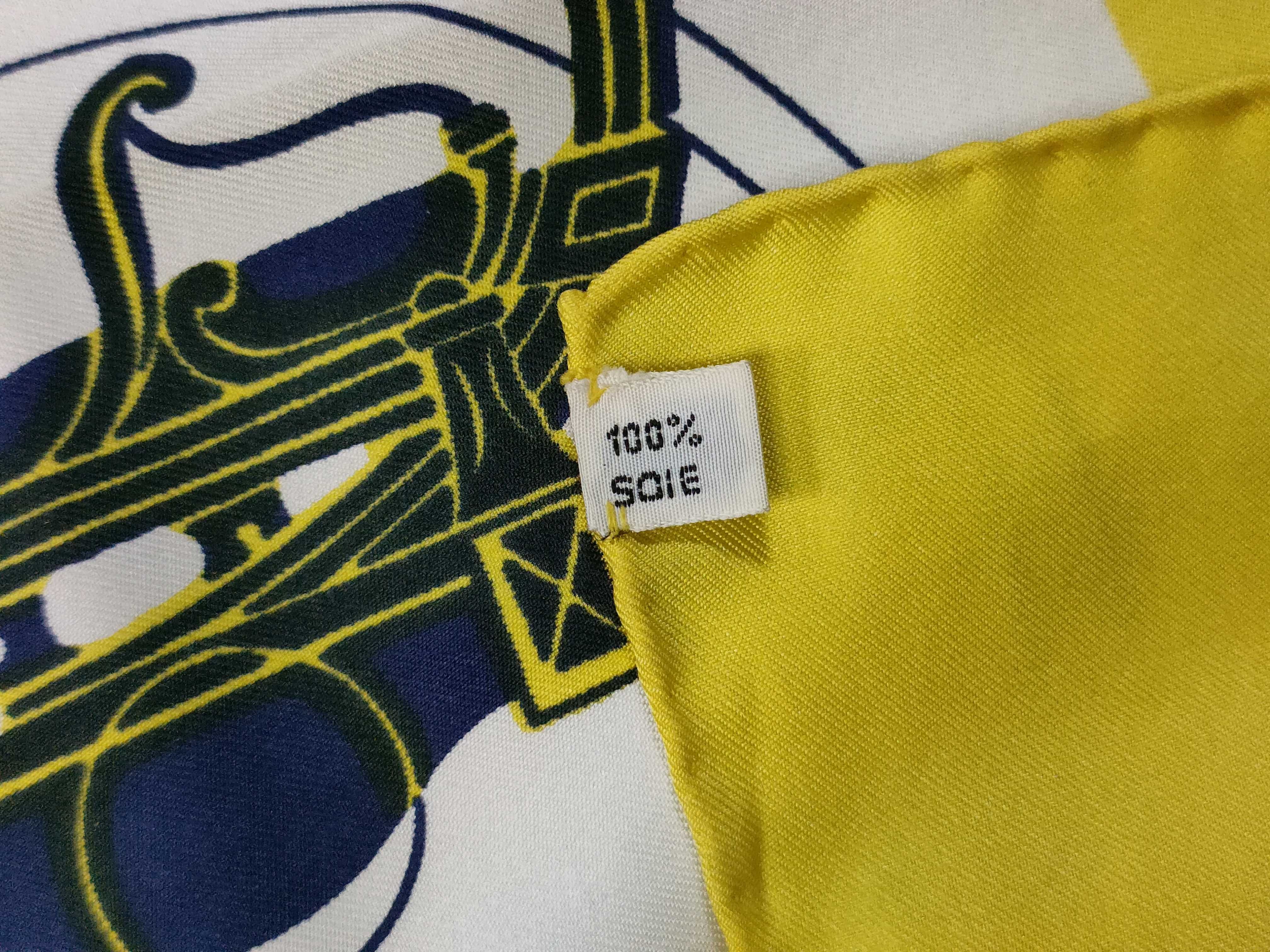 Hermès Les Voitures a Transformation Silk Scarf