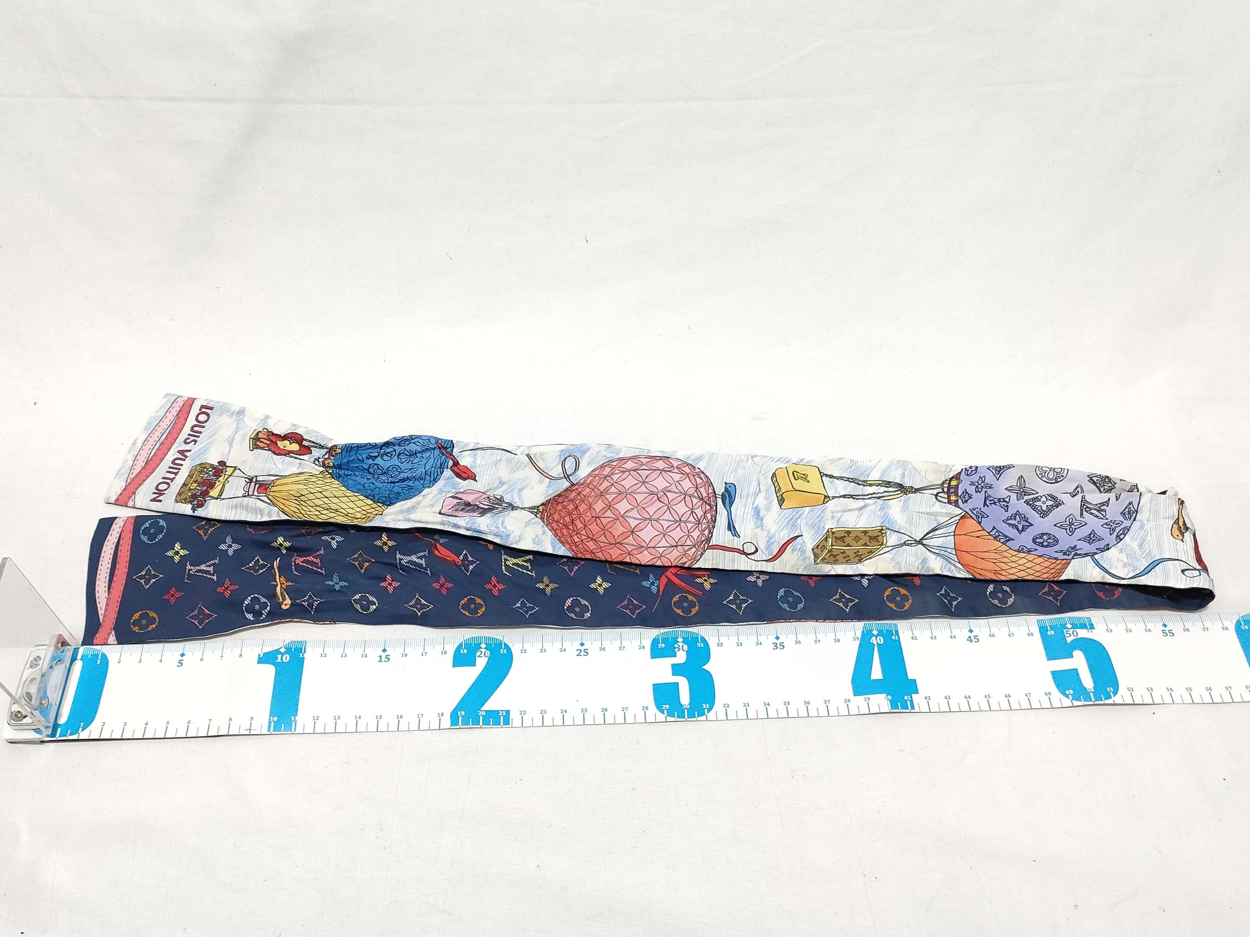 Louis Vuitton Up and Away Silk Bandeau Scarf