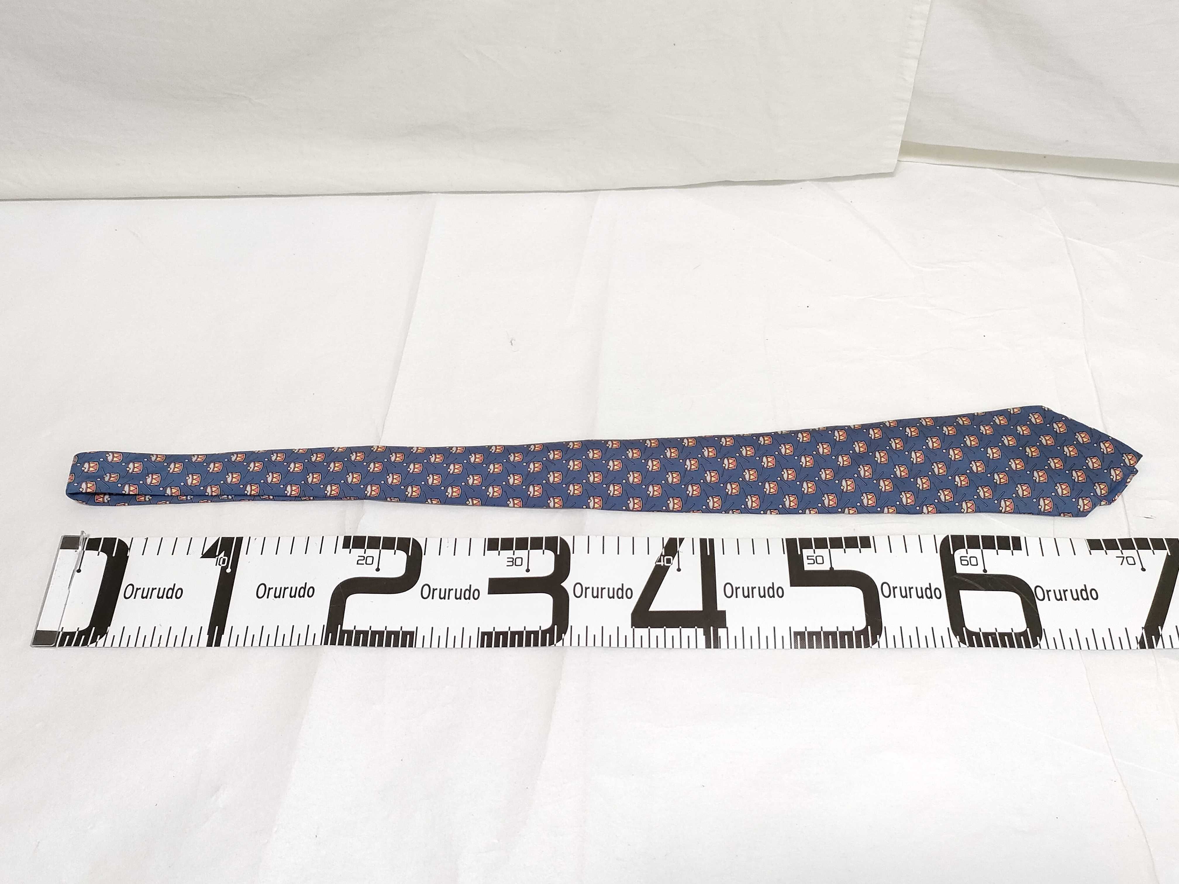 A Set of Five Hermes Silk Novelty Pattern Neckties