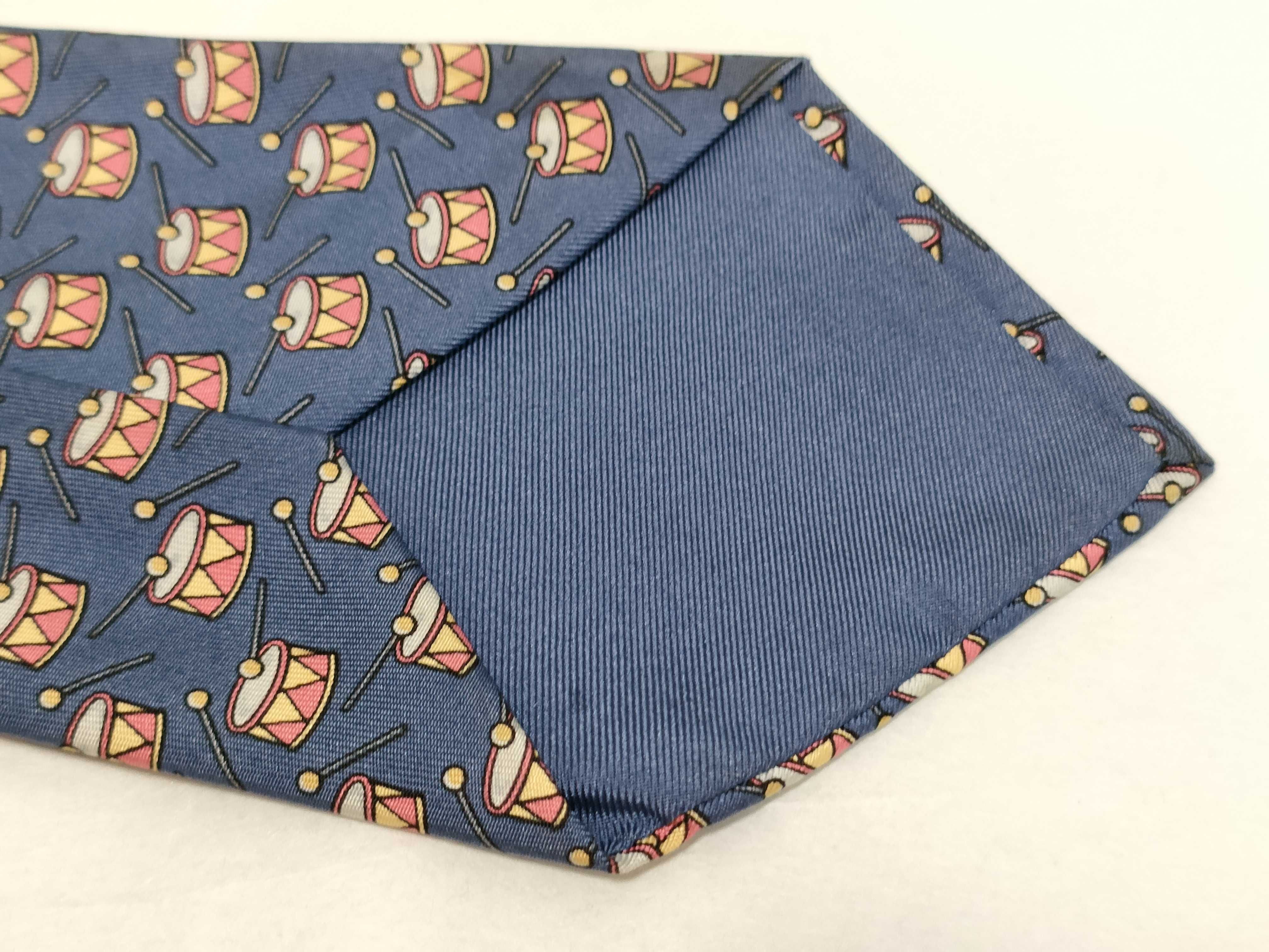 A Set of Five Hermes Silk Novelty Pattern Neckties
