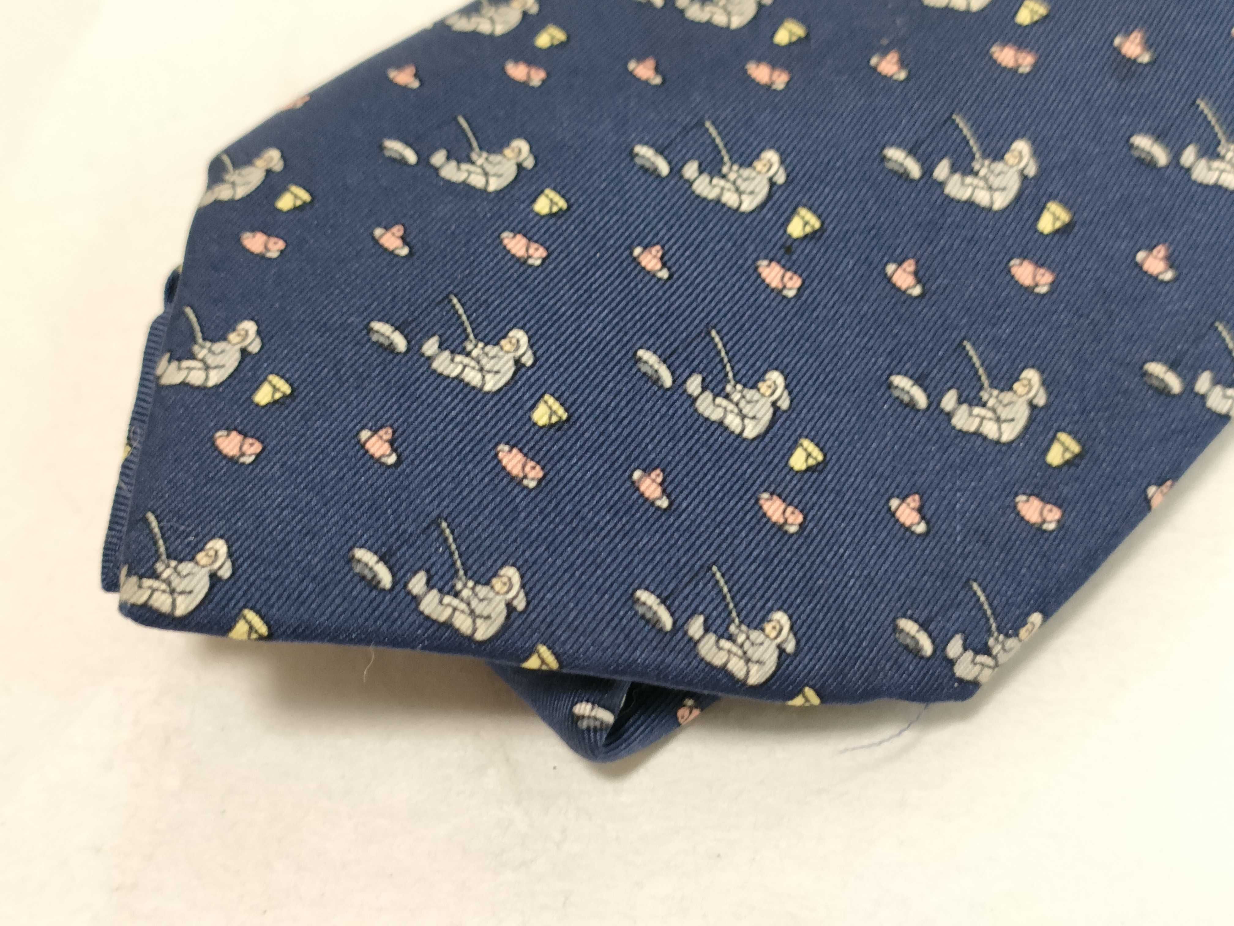 A Set of Five Hermes Silk Novelty Pattern Neckties