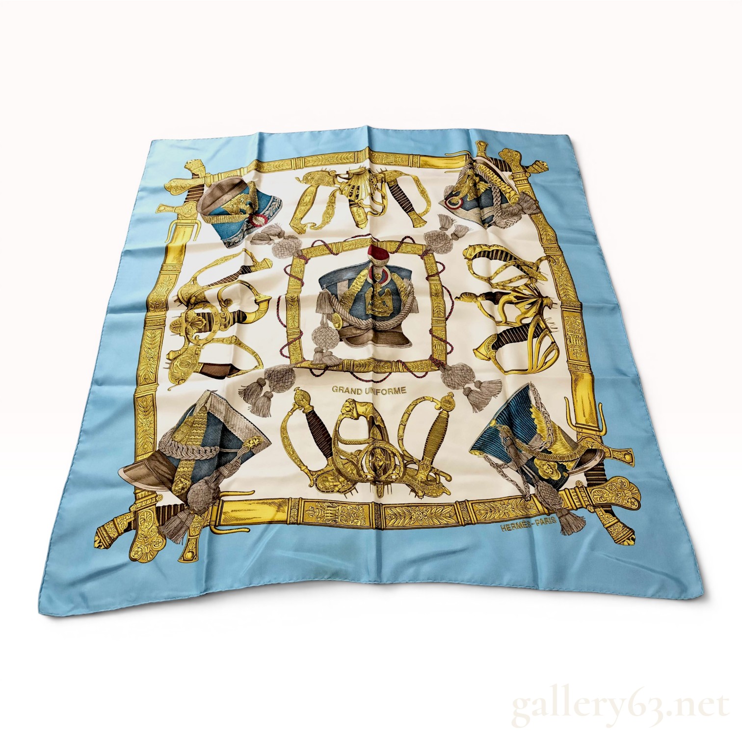 Hermès Grand Uniforme Silk Scarf