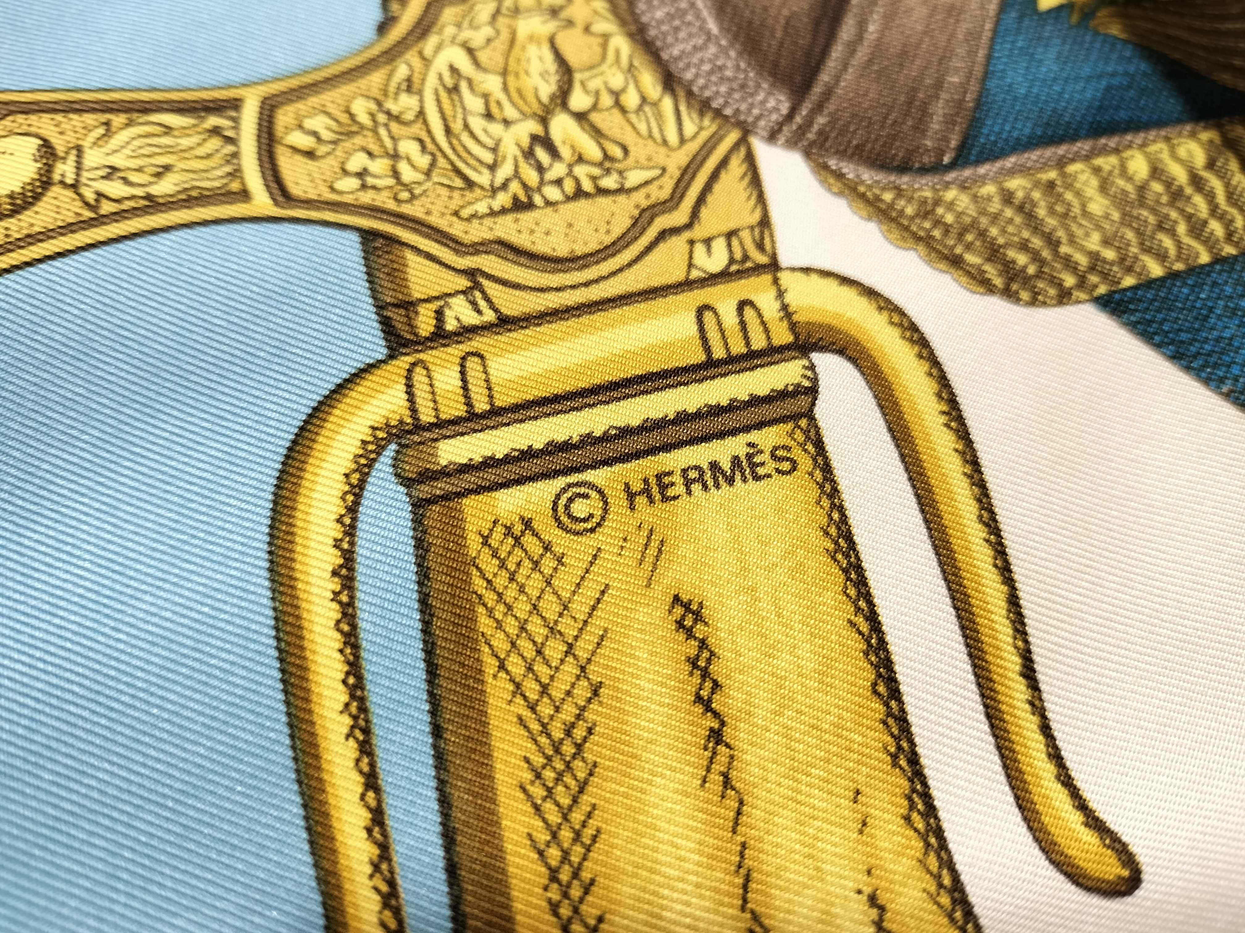Hermès Grand Uniforme Silk Scarf