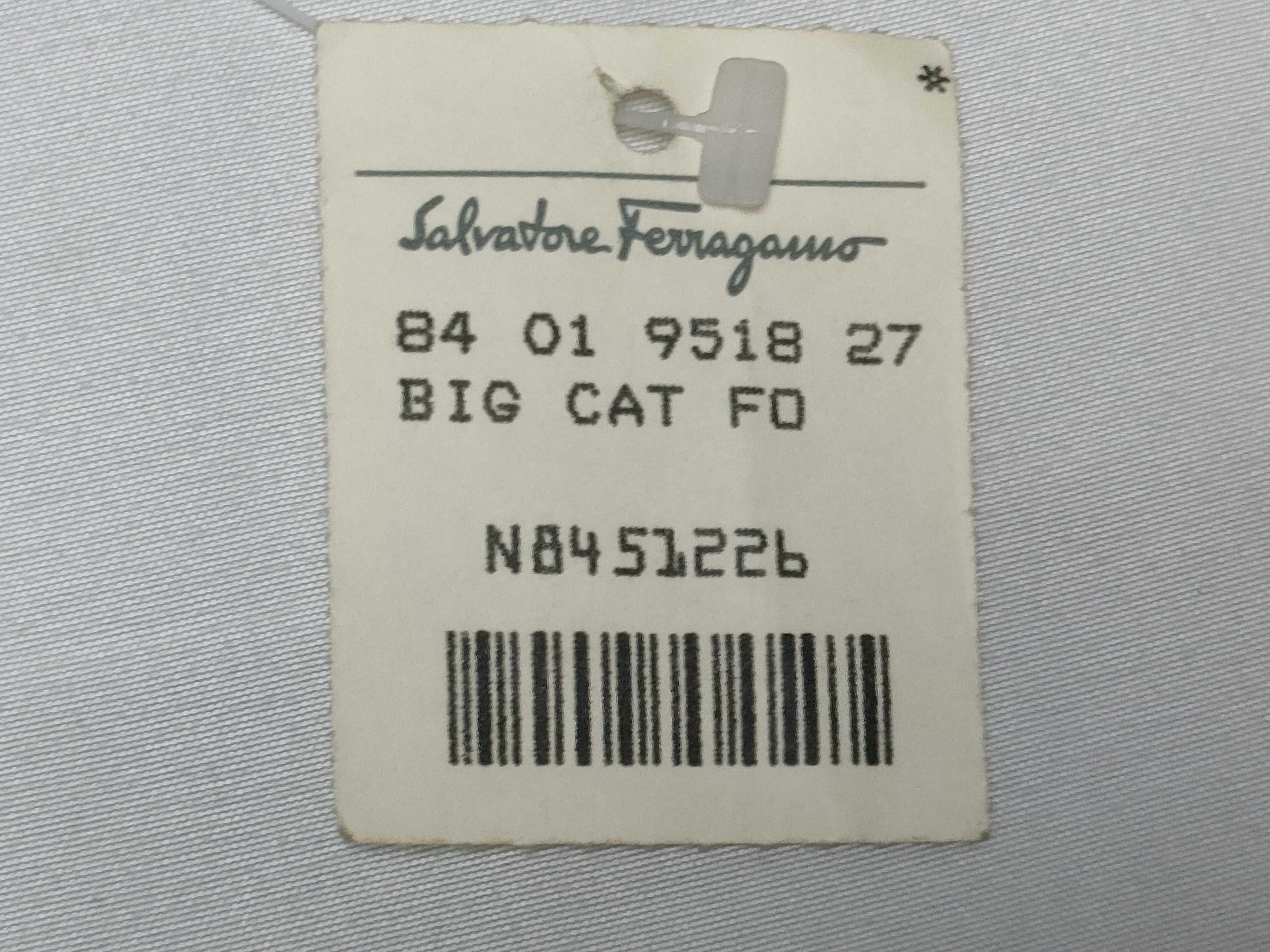 Salvatore Ferragamo Big Cat Motif Silk Scarf