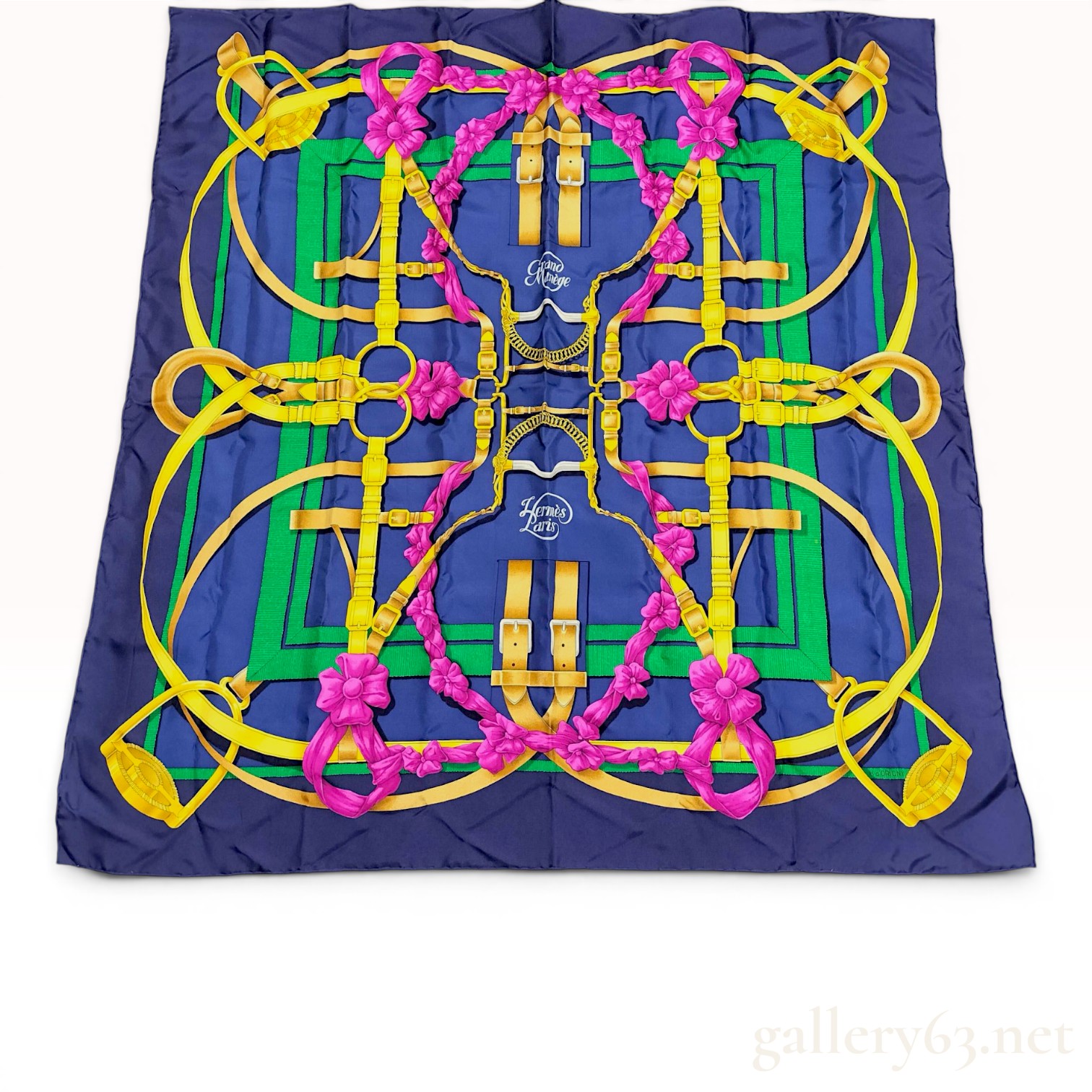 Hermès Grand Manège Silk Scarf by Henri d’Origny