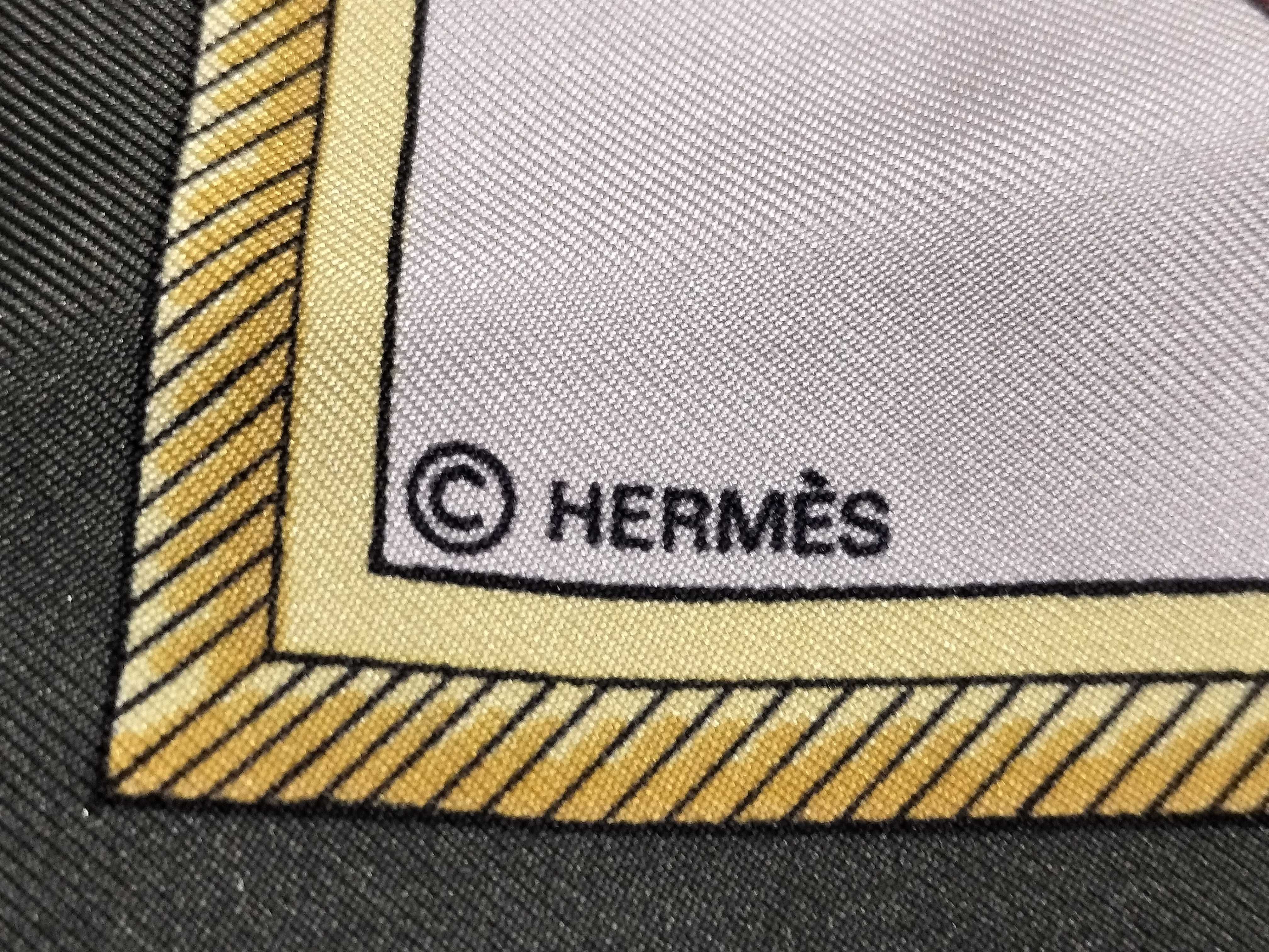 Hermès Les Voitures a Transformation Silk Scarf