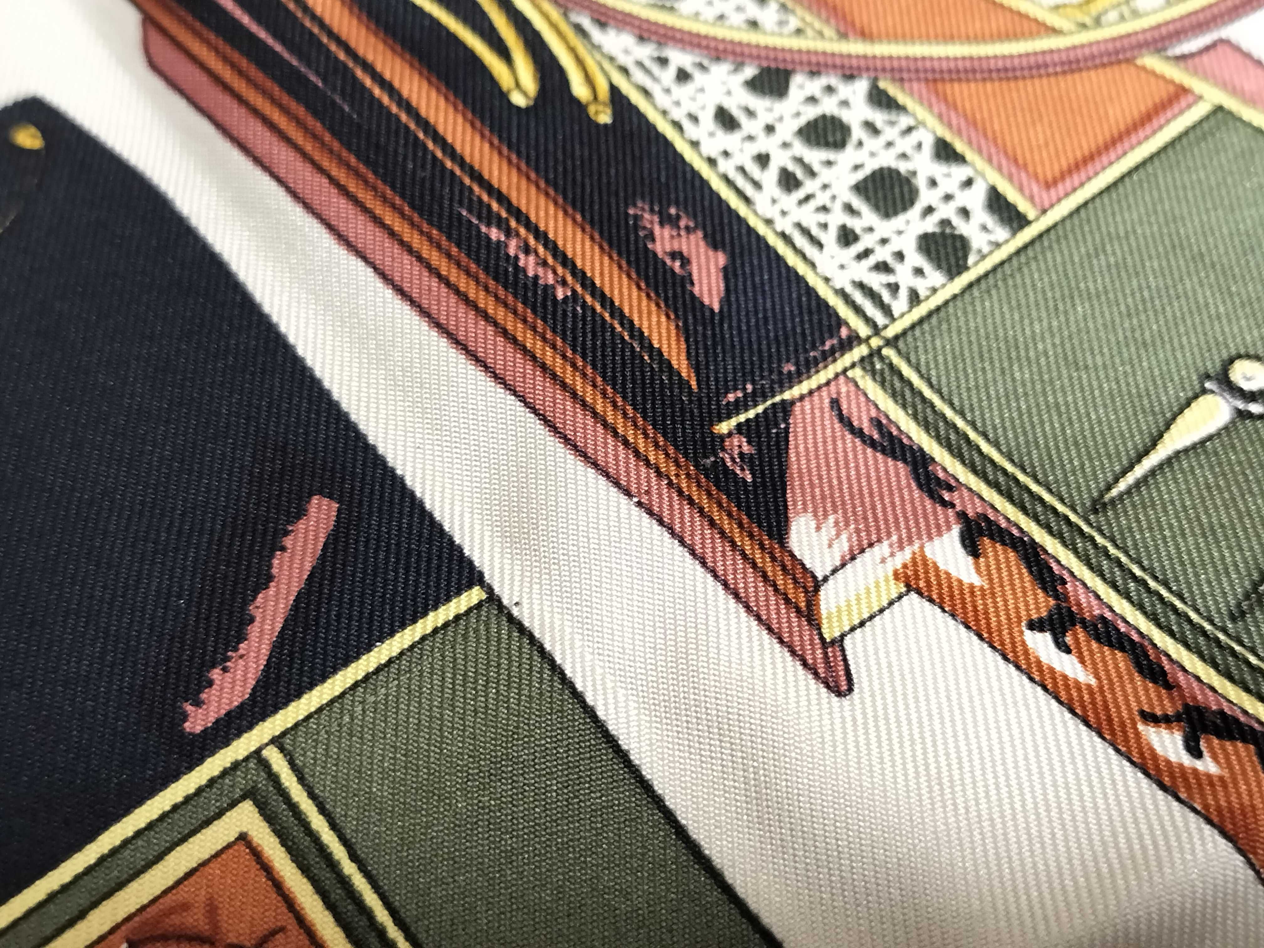Hermès Les Voitures a Transformation Silk Scarf