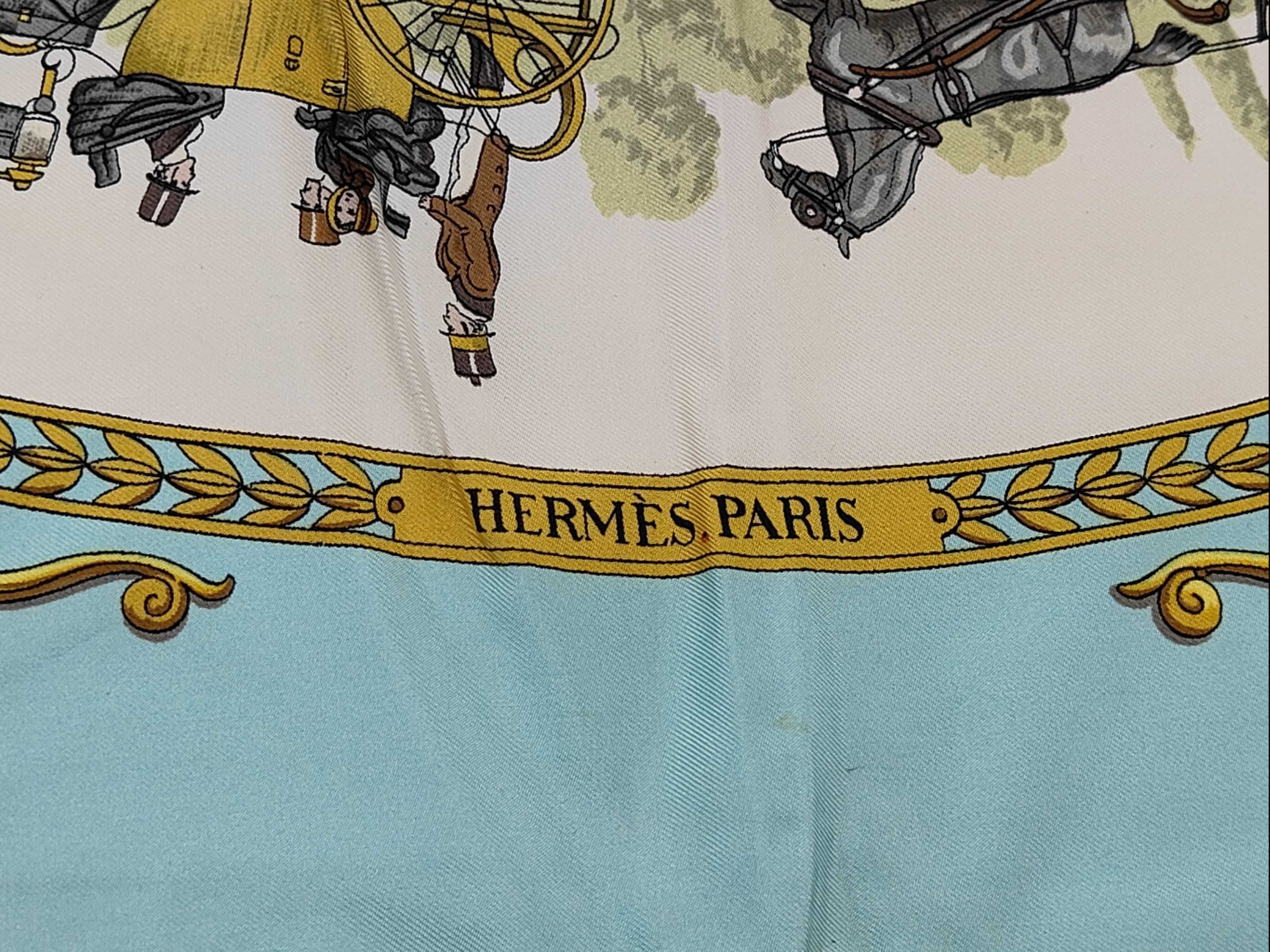 Hermes La Promenade de Longchamps Silk Scarf