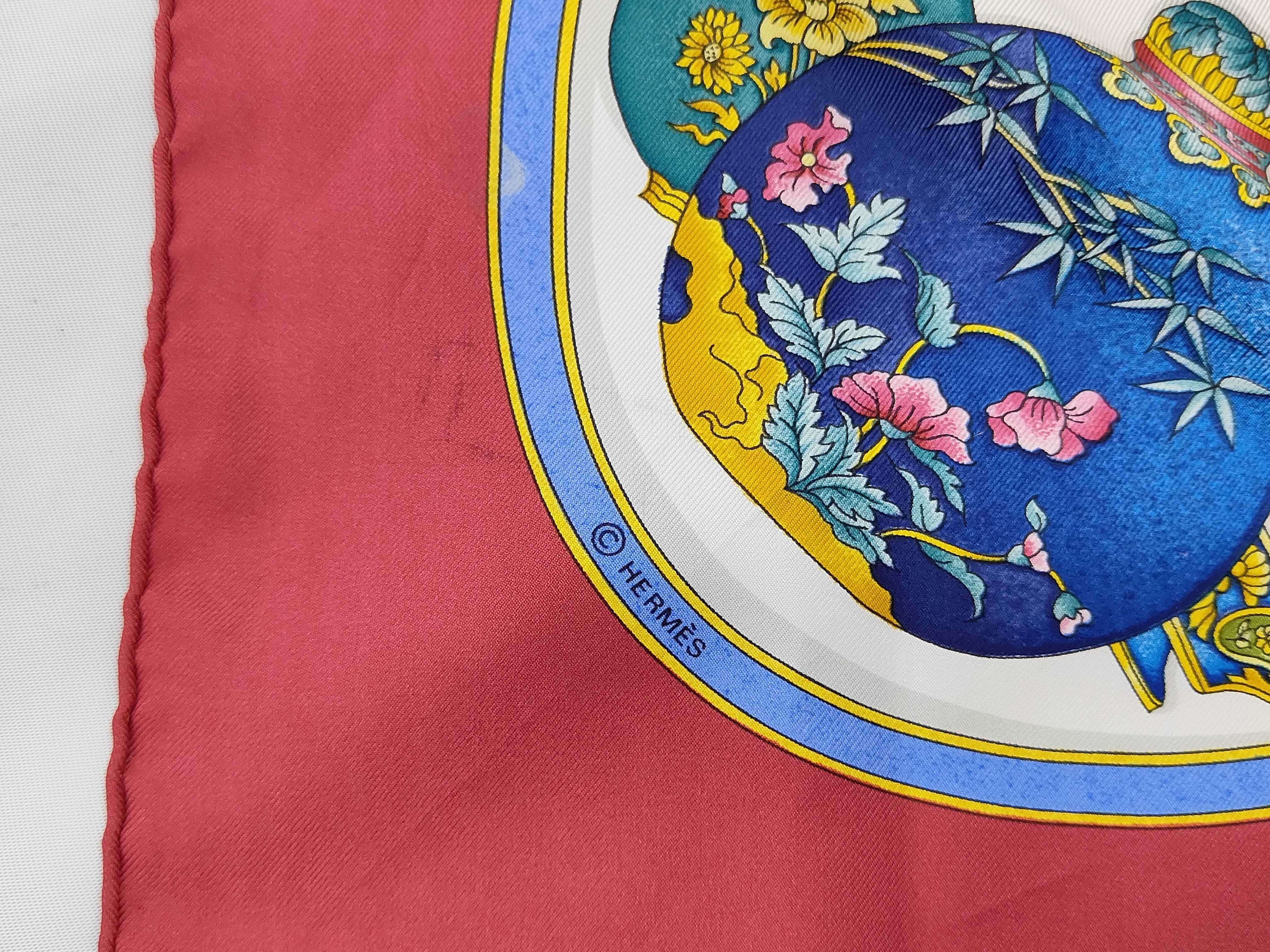 Hermès Qu'importe le flacon Silk Scarf by Catherine Baschet