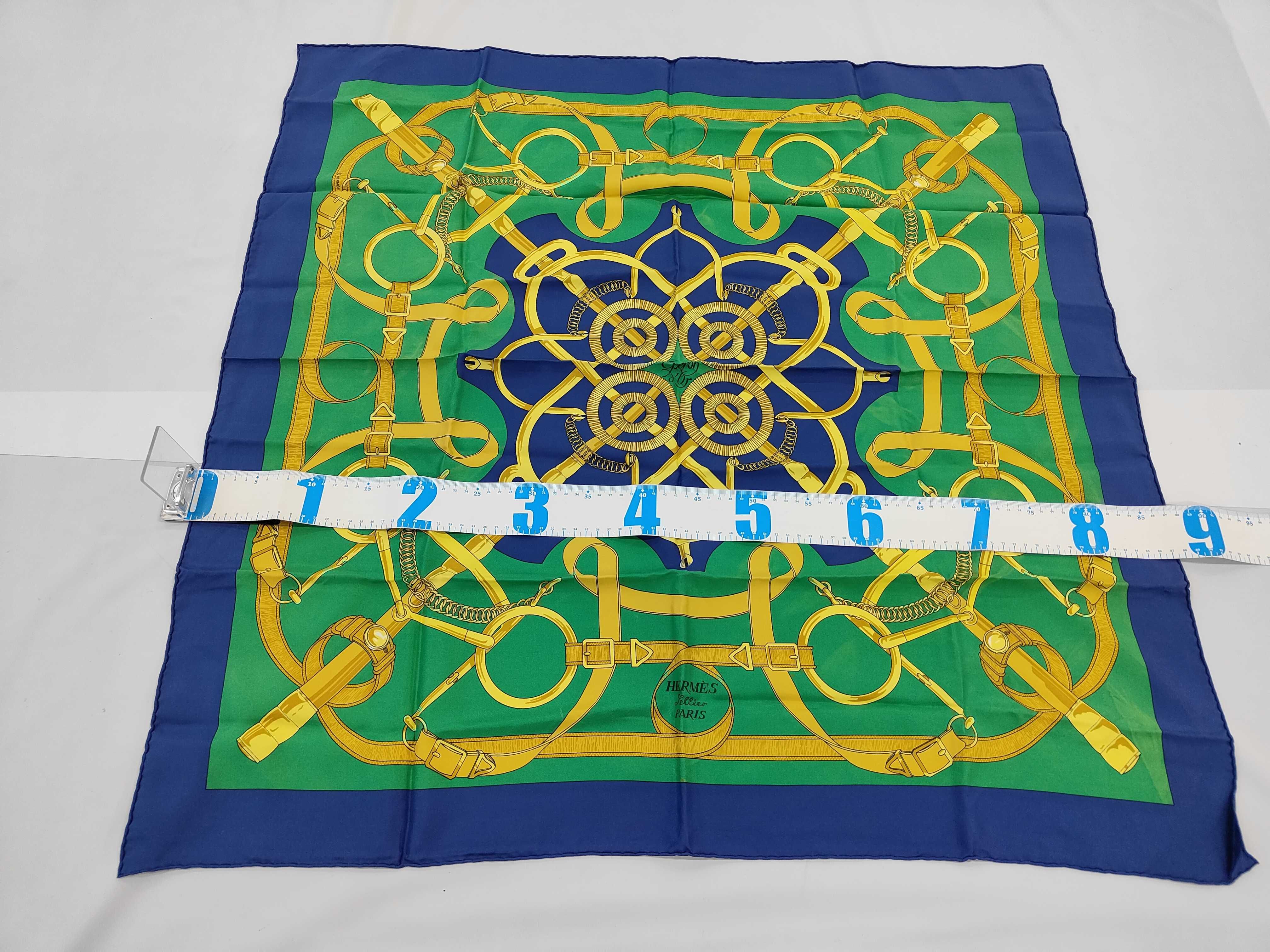 Hermès Eperon d'Or Silk Scarf by Henri d'Origny