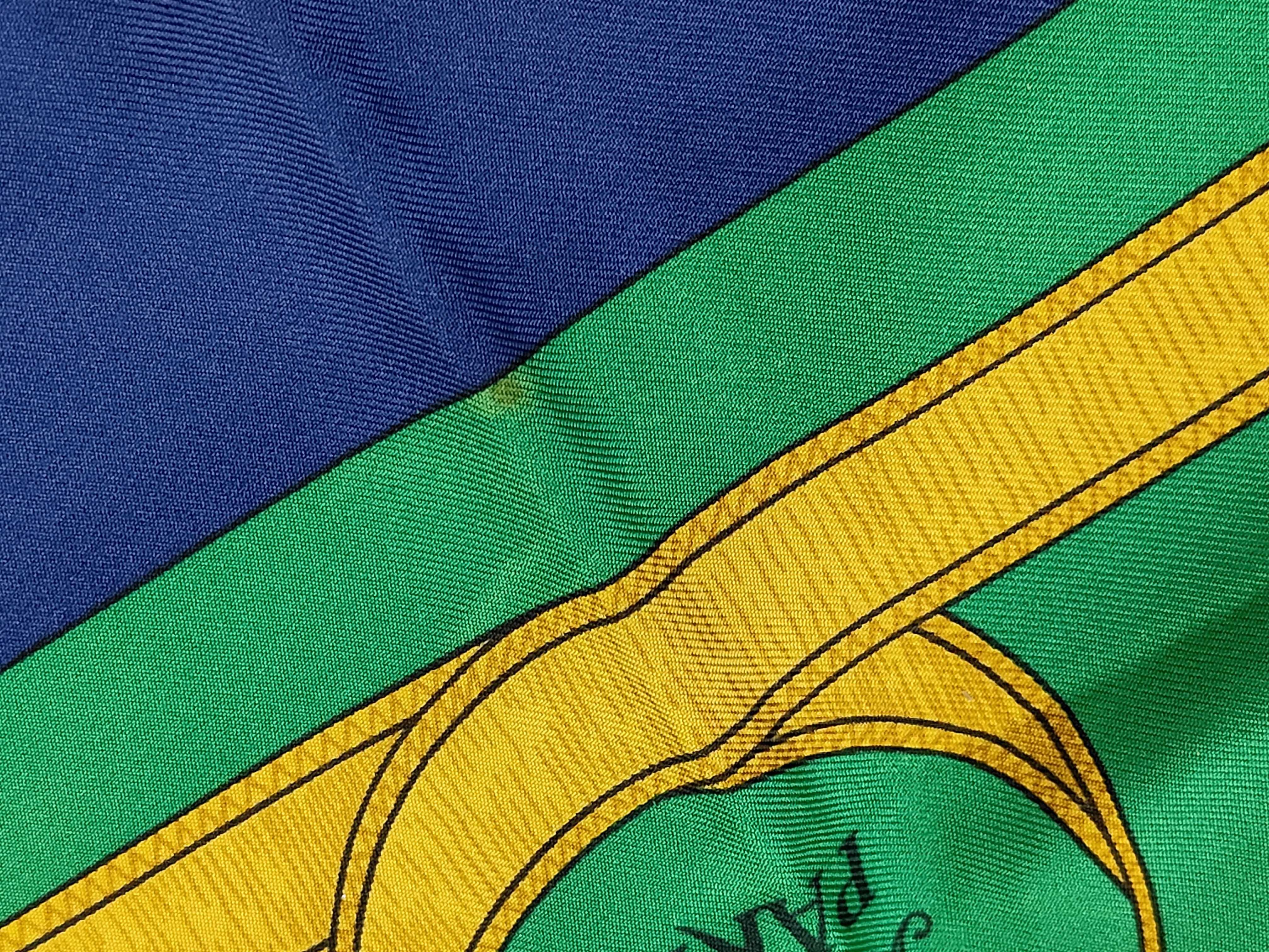 Hermès Eperon d'Or Silk Scarf by Henri d'Origny