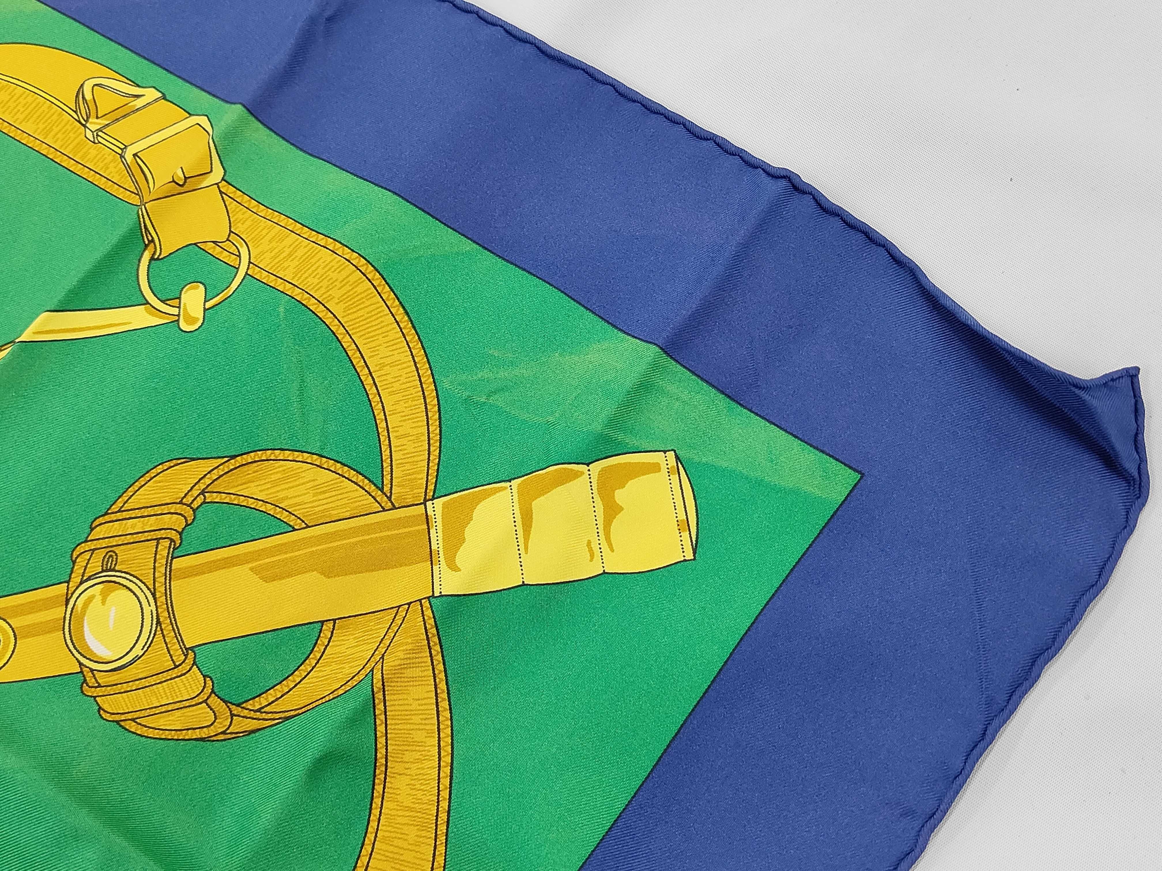 Hermès Eperon d'Or Silk Scarf by Henri d'Origny