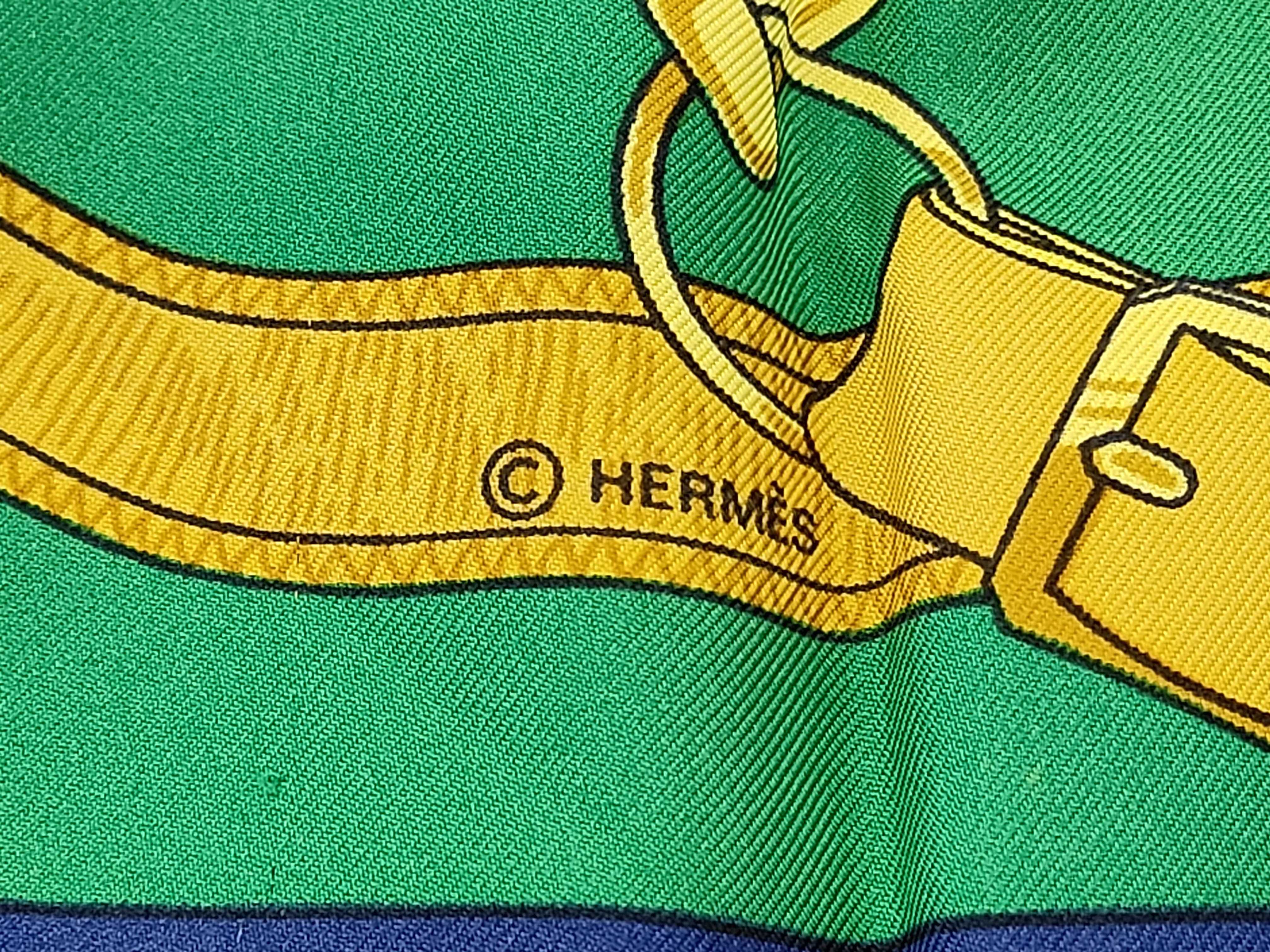 Hermès Eperon d'Or Silk Scarf by Henri d'Origny