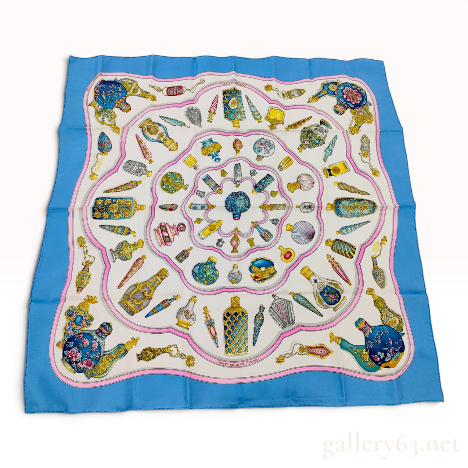 Hermes Qu'importe le flacon 90 Silk Scarf