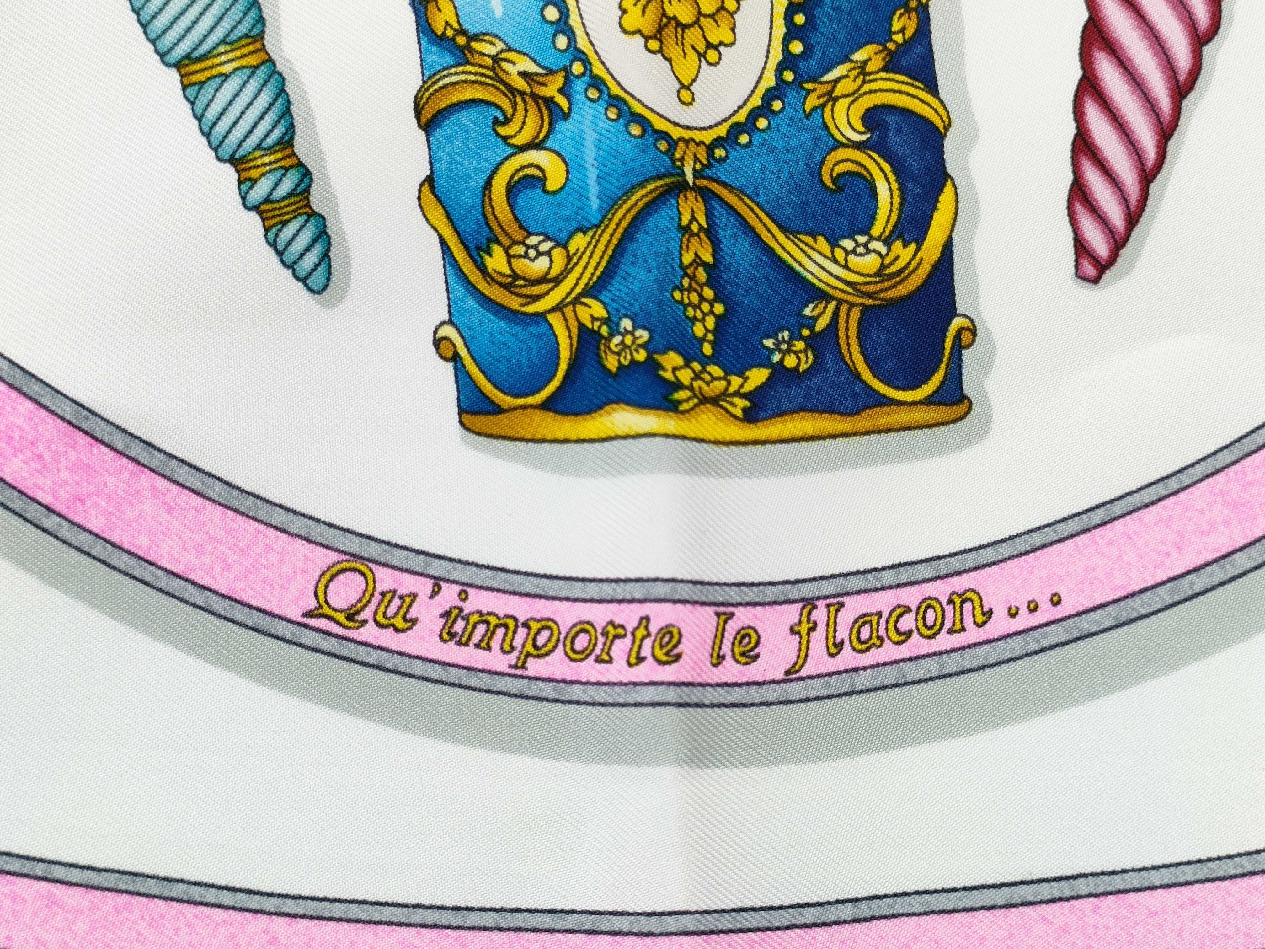 Hermes Qu'importe le flacon 90 Silk Scarf