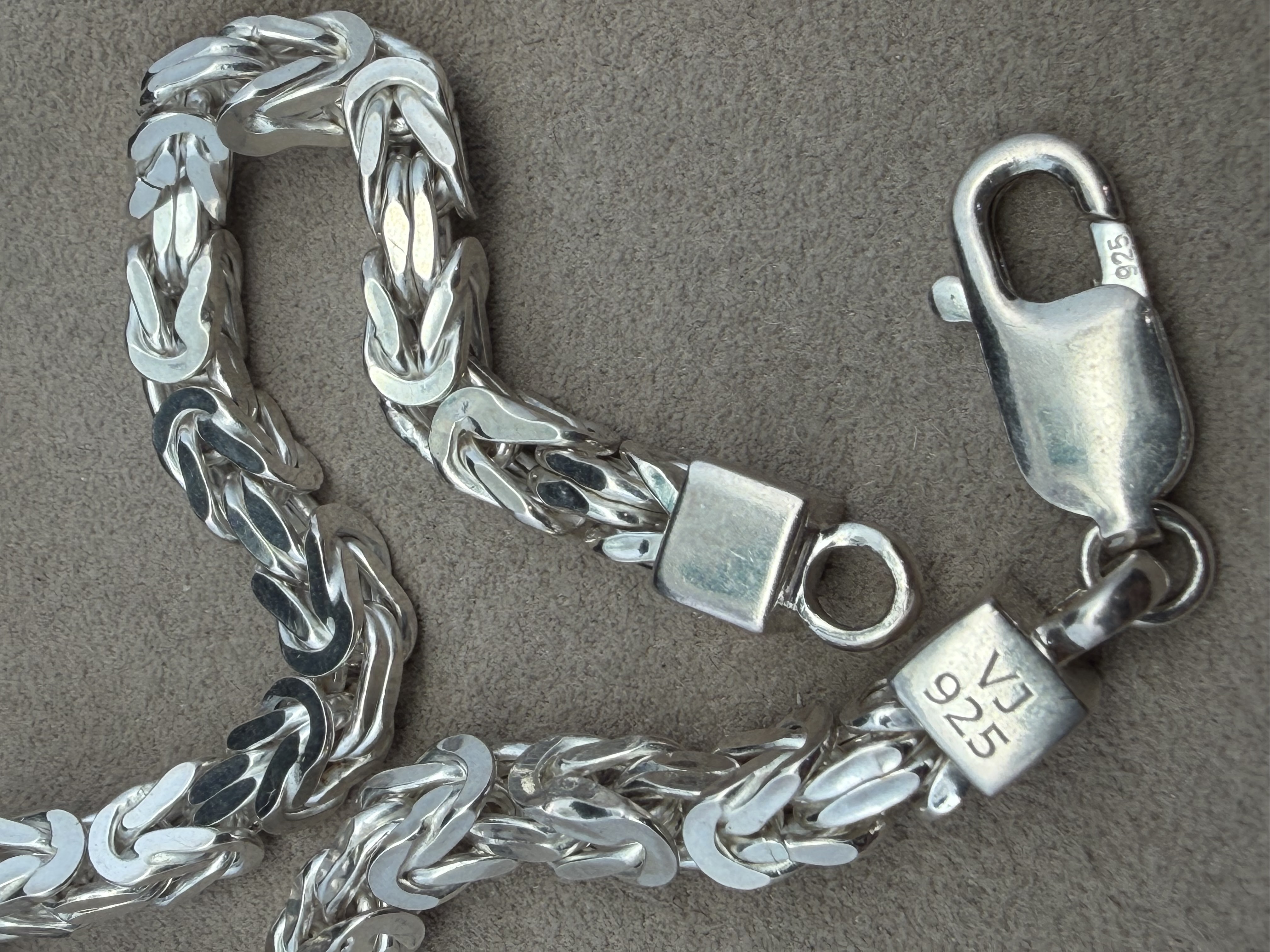 Sterling Silver Byzantine Bracelet