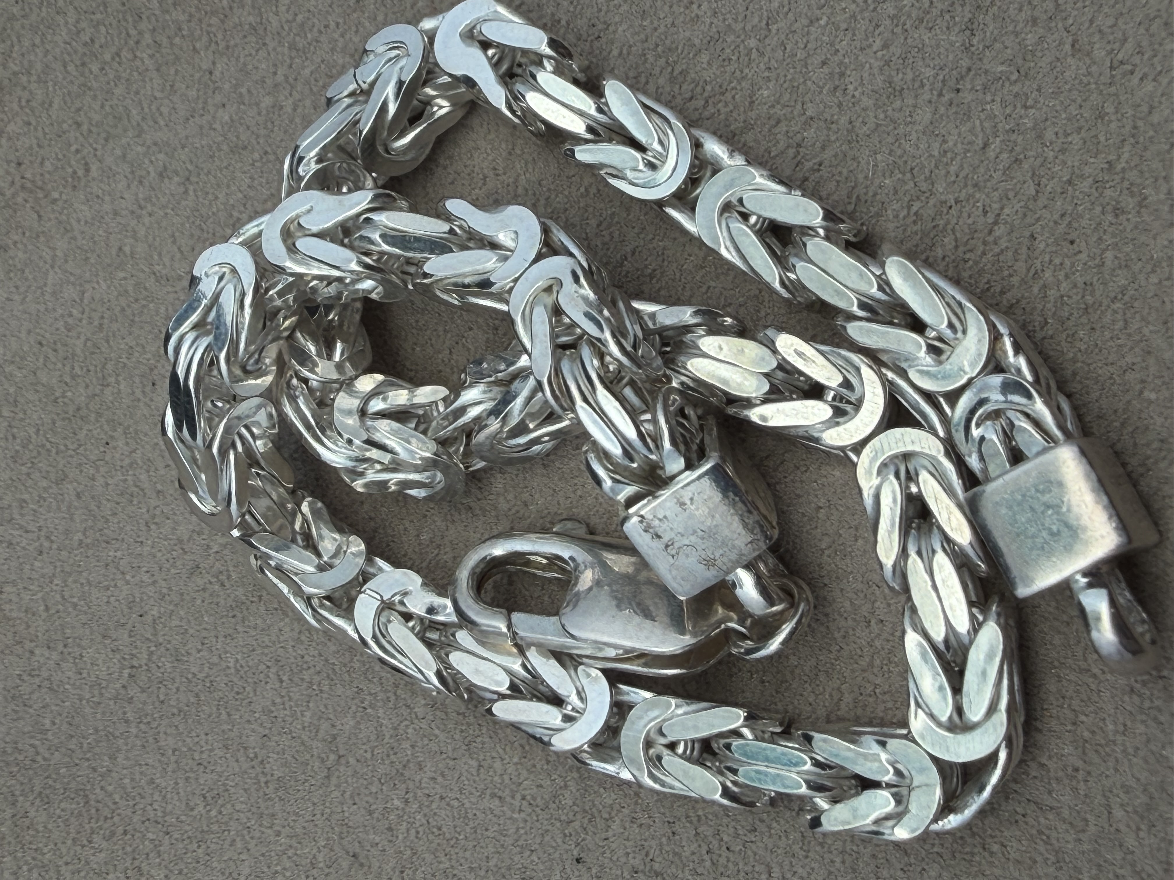 Sterling Silver Byzantine Bracelet