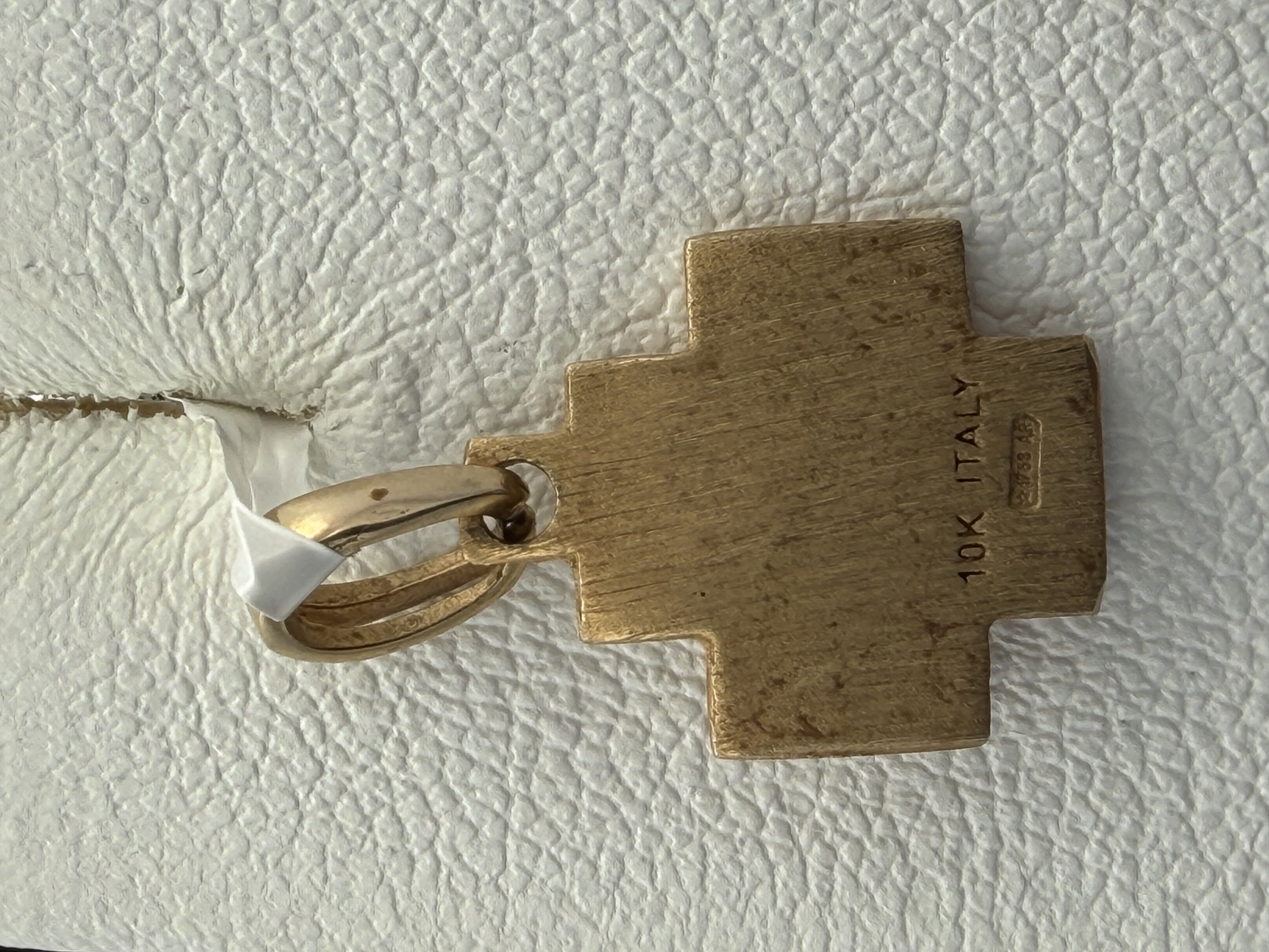 Italian 10K Yellow Gold Pendant