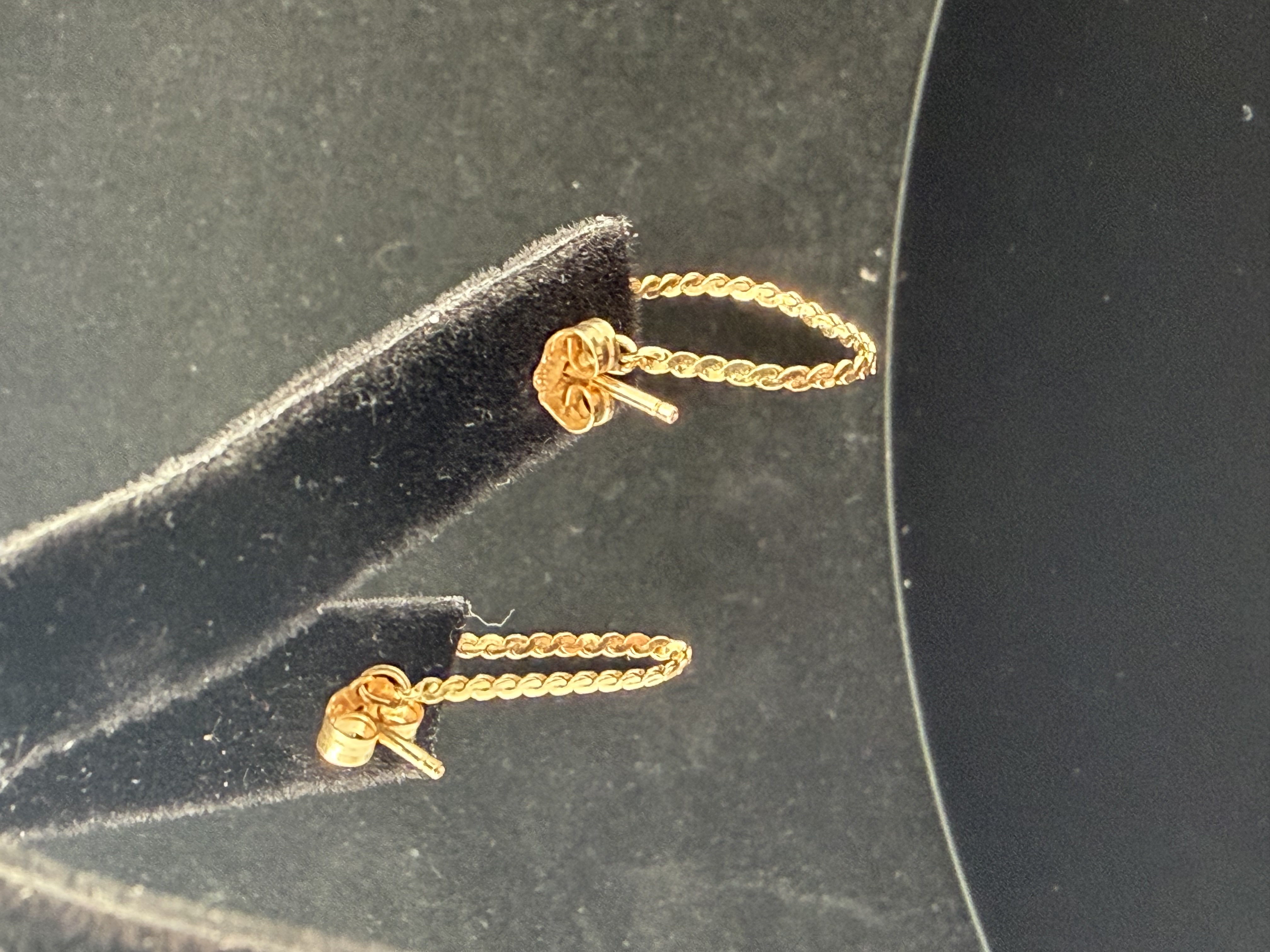 14K Yellow Gold Earrings