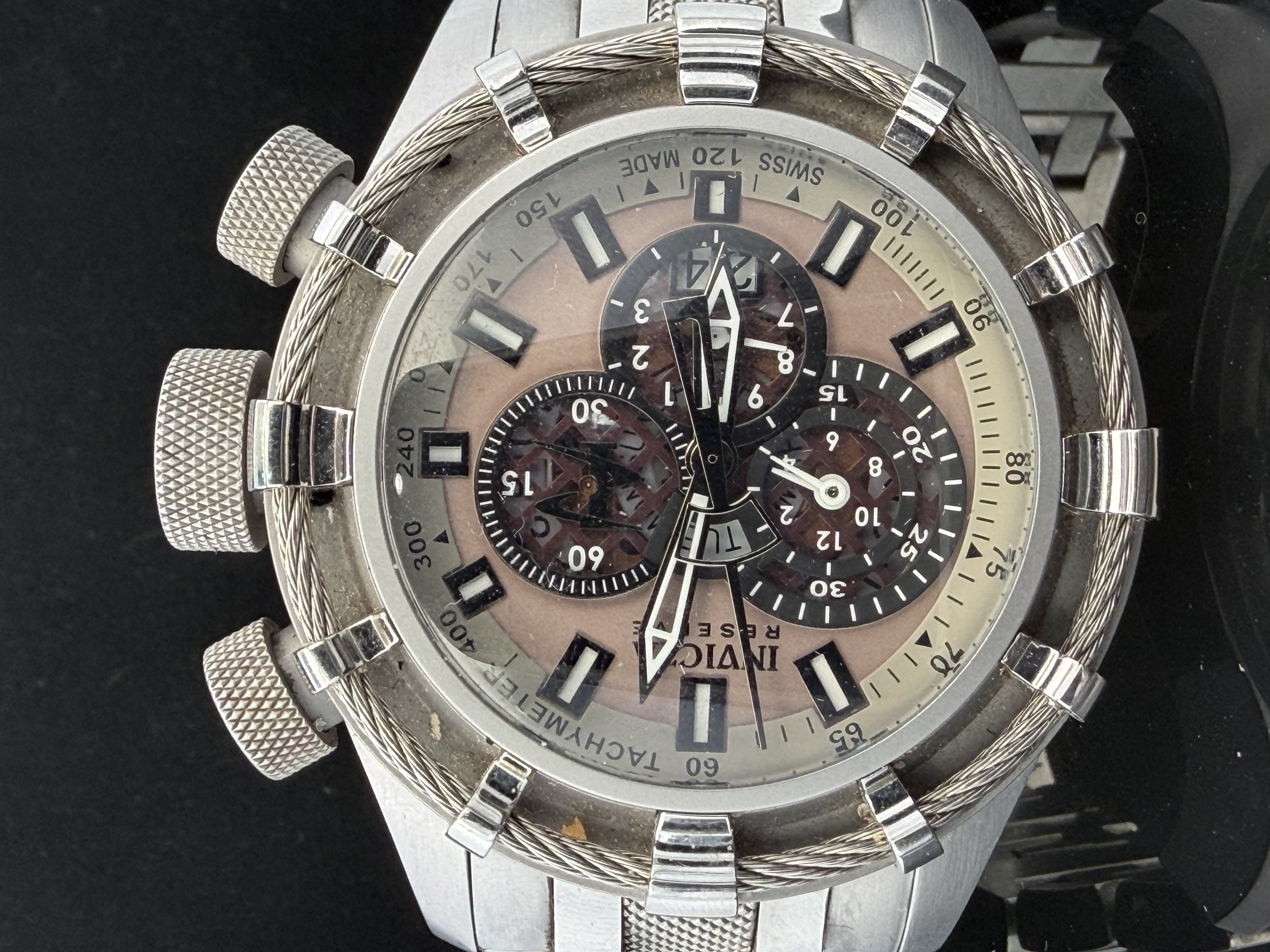 Swiss Made Invicta Chronograph Watch
