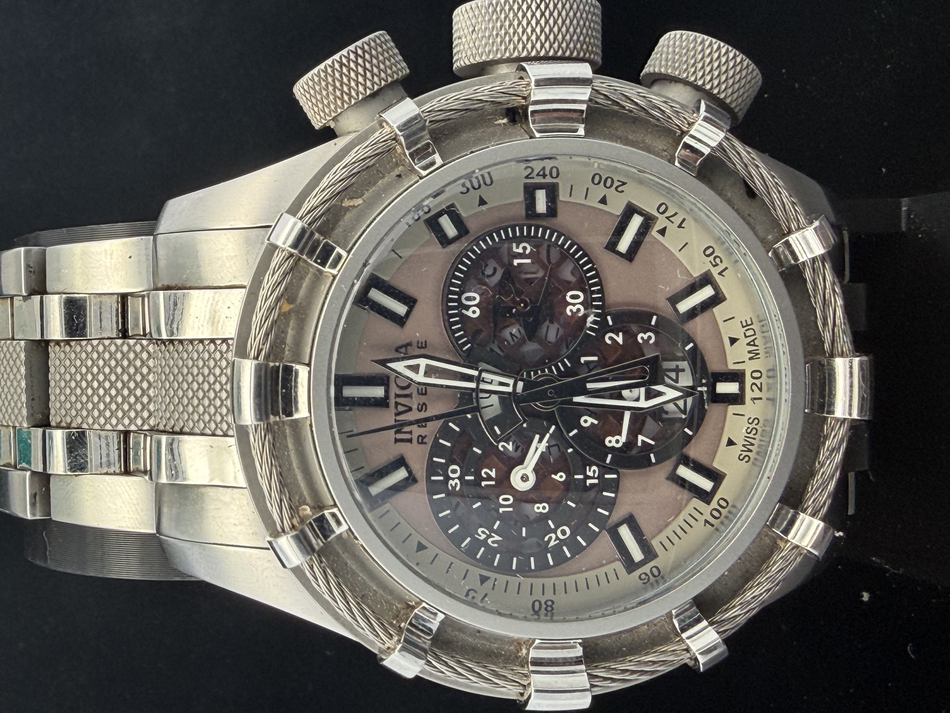Swiss Made Invicta Chronograph Watch