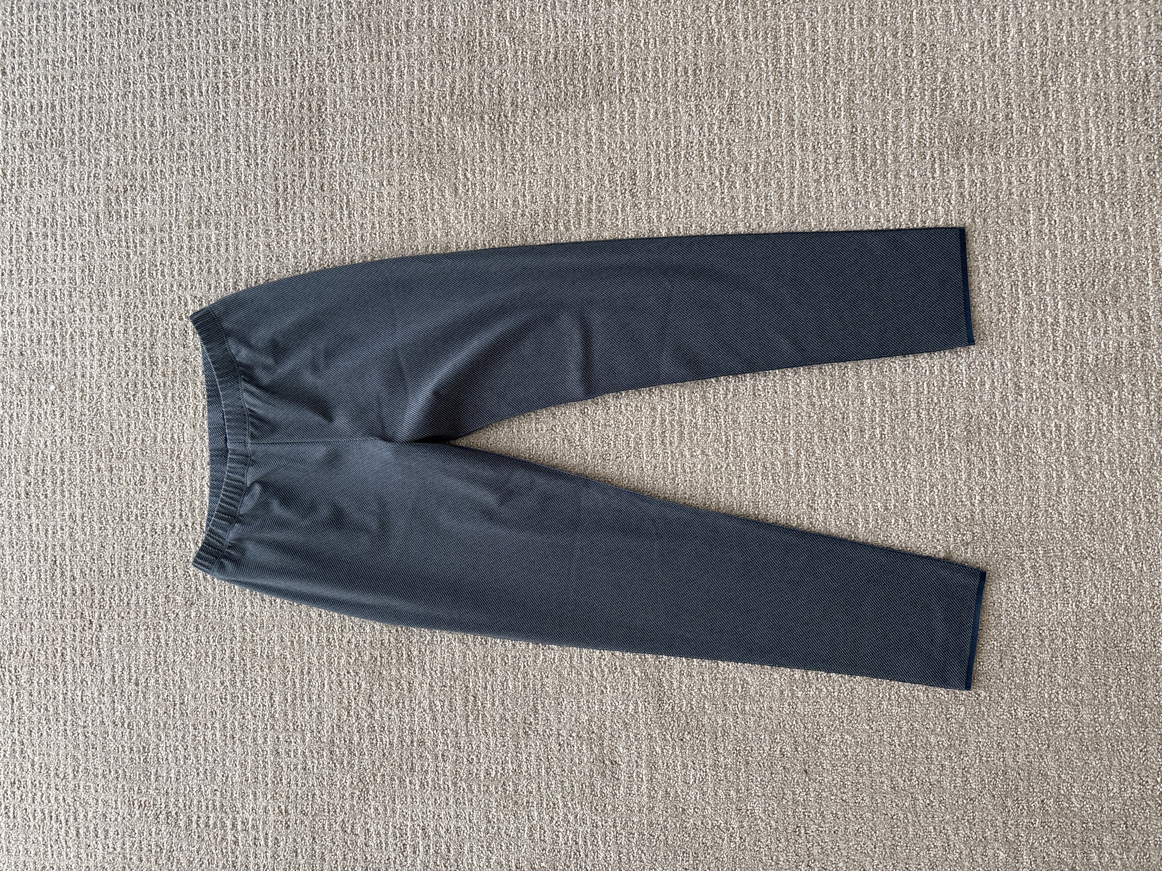 Pleats Please Issey Miyake A-POC Inside Blue Striped Pleated Trousers