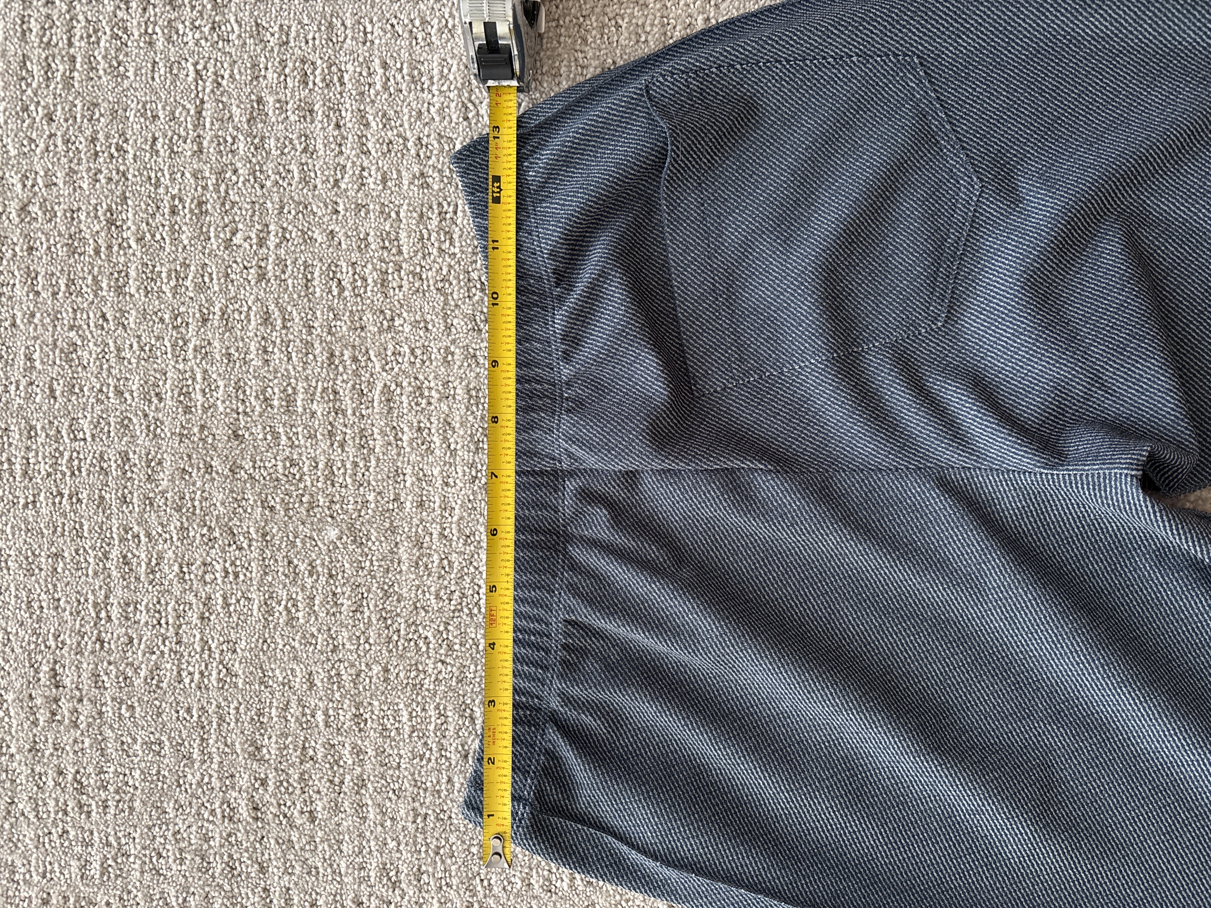 Pleats Please Issey Miyake A-POC Inside Blue Striped Pleated Trousers