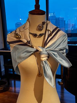 Herm&egrave;s Brides de Gala Silk Scarf. This Herm&egrave;s silk scarf features the Brides de Gala motif, a 