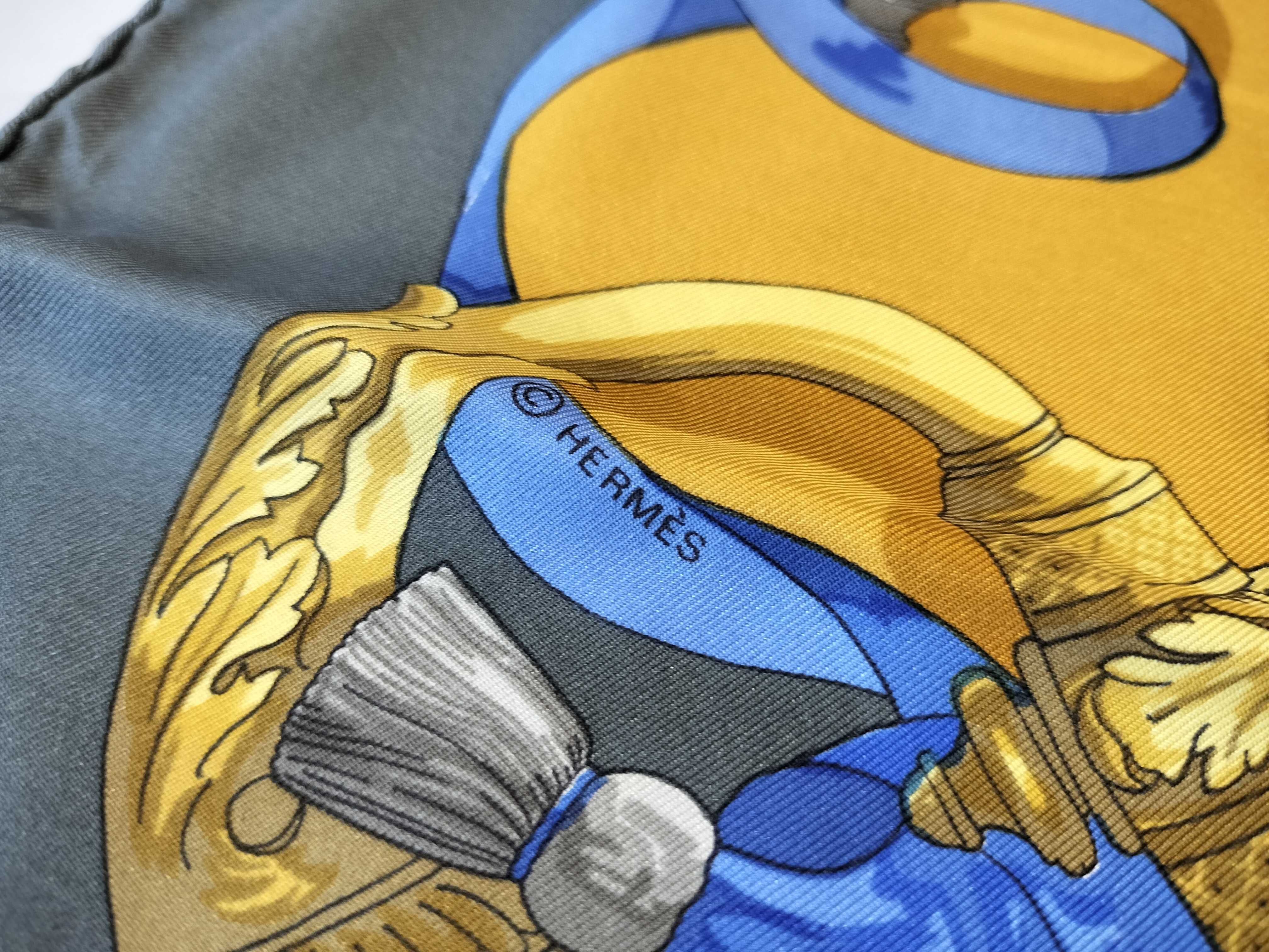 Hermès Ferronnerie Silk Twill Scarf by Caty Latham