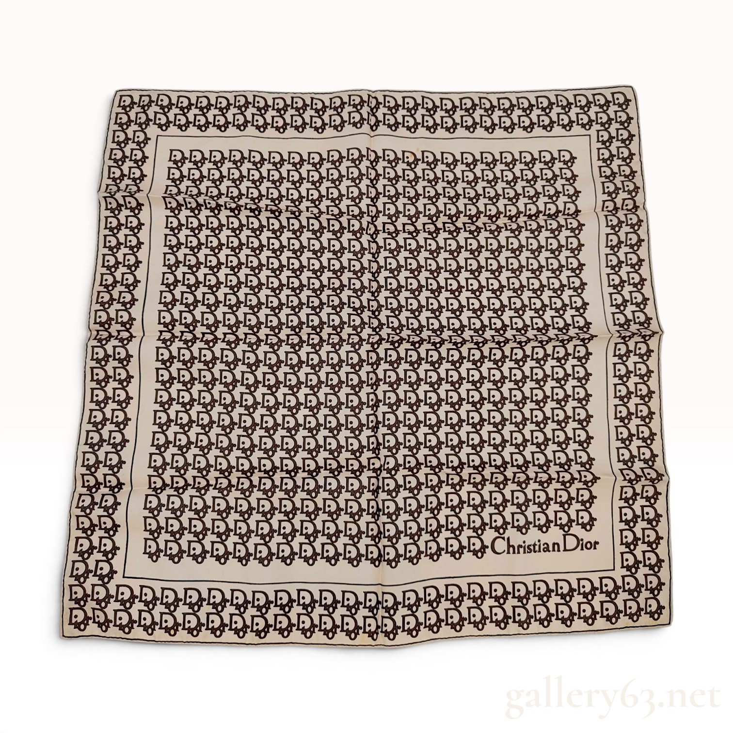 Christian Dior Silk Oblique Monogram Scarf