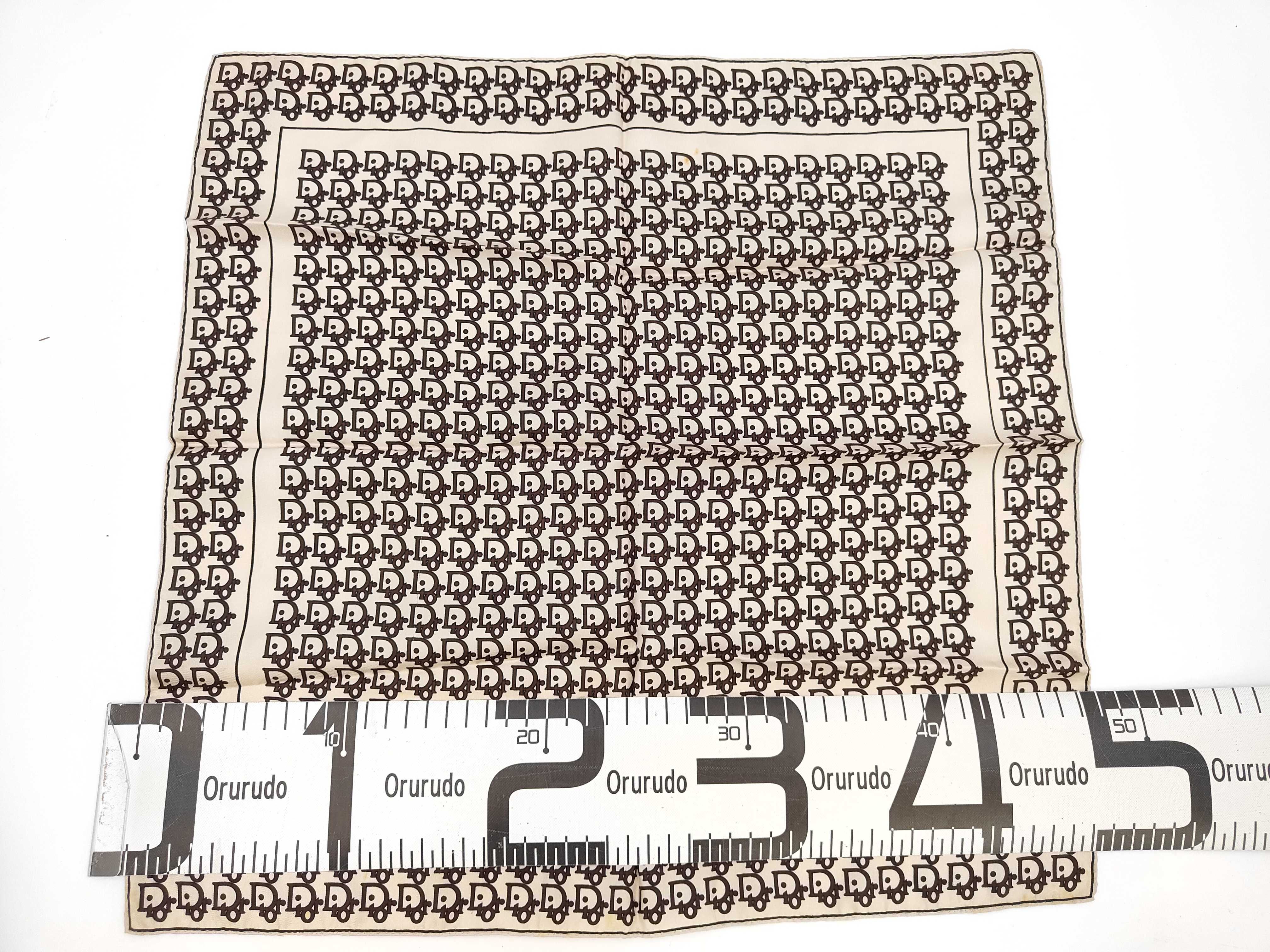 Christian Dior Silk Oblique Monogram Scarf
