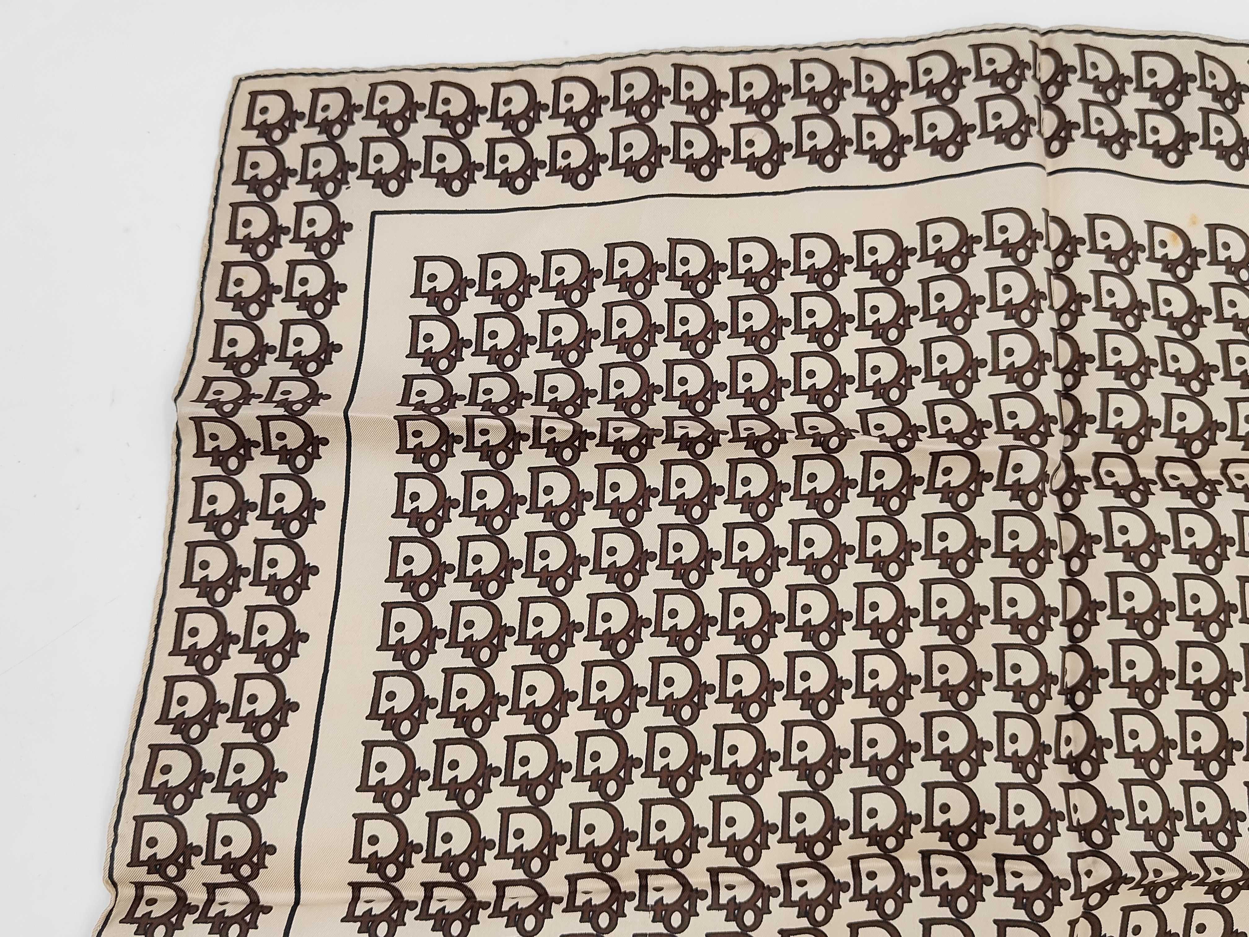 Christian Dior Silk Oblique Monogram Scarf