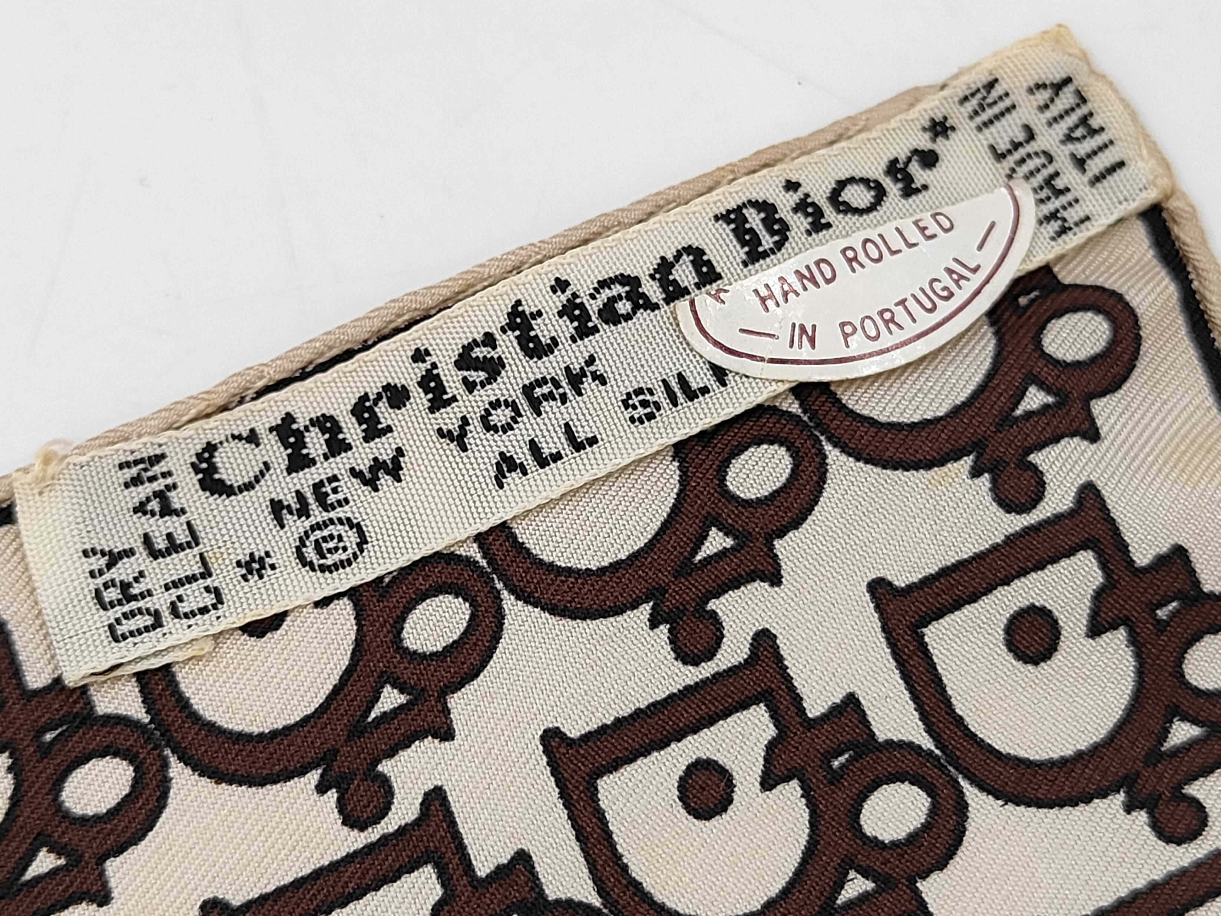 Christian Dior Silk Oblique Monogram Scarf