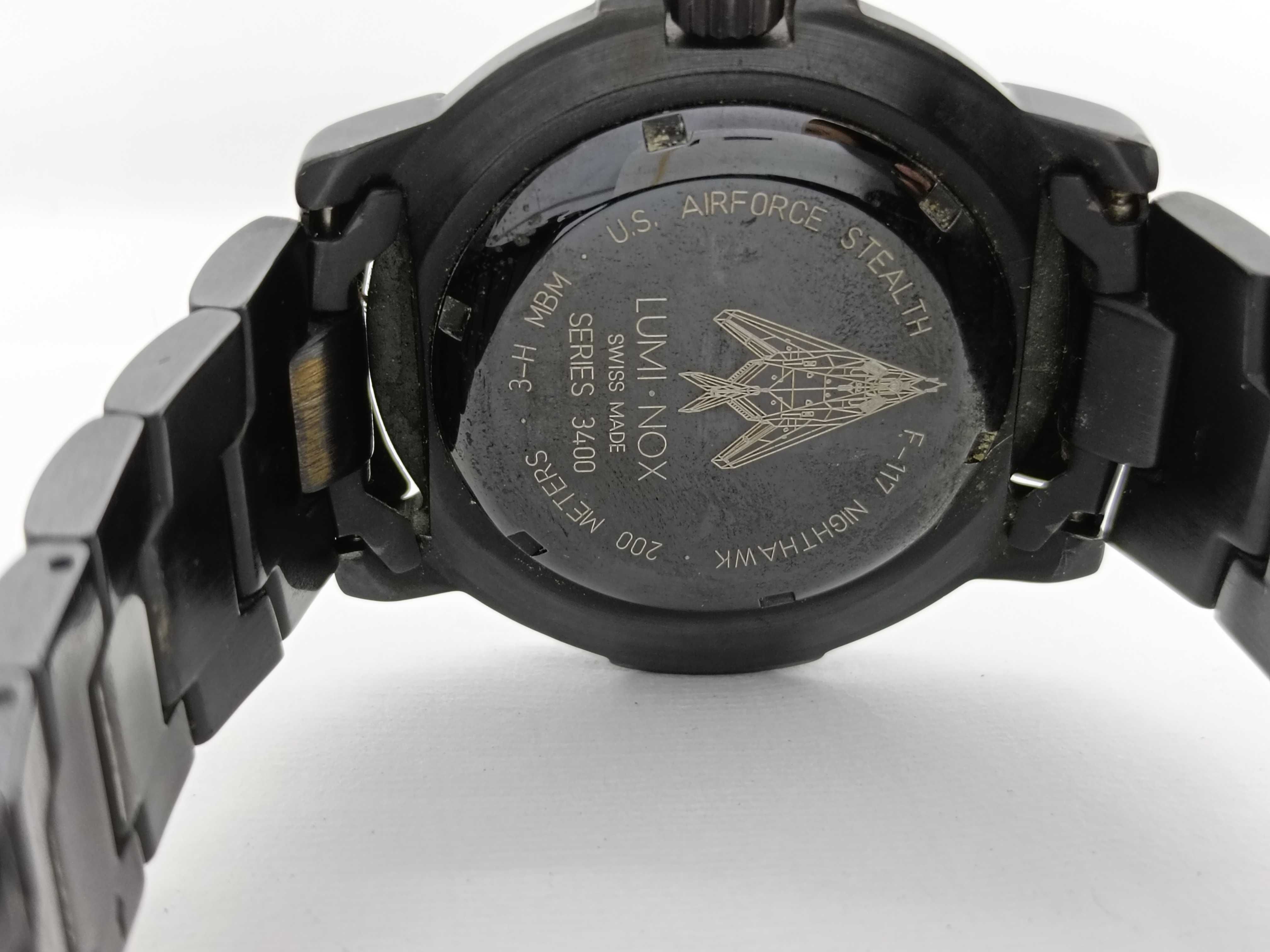 Luminox Series 3400 F-117 Nighthawk US Airforce Stealth Quartz Wristwatch