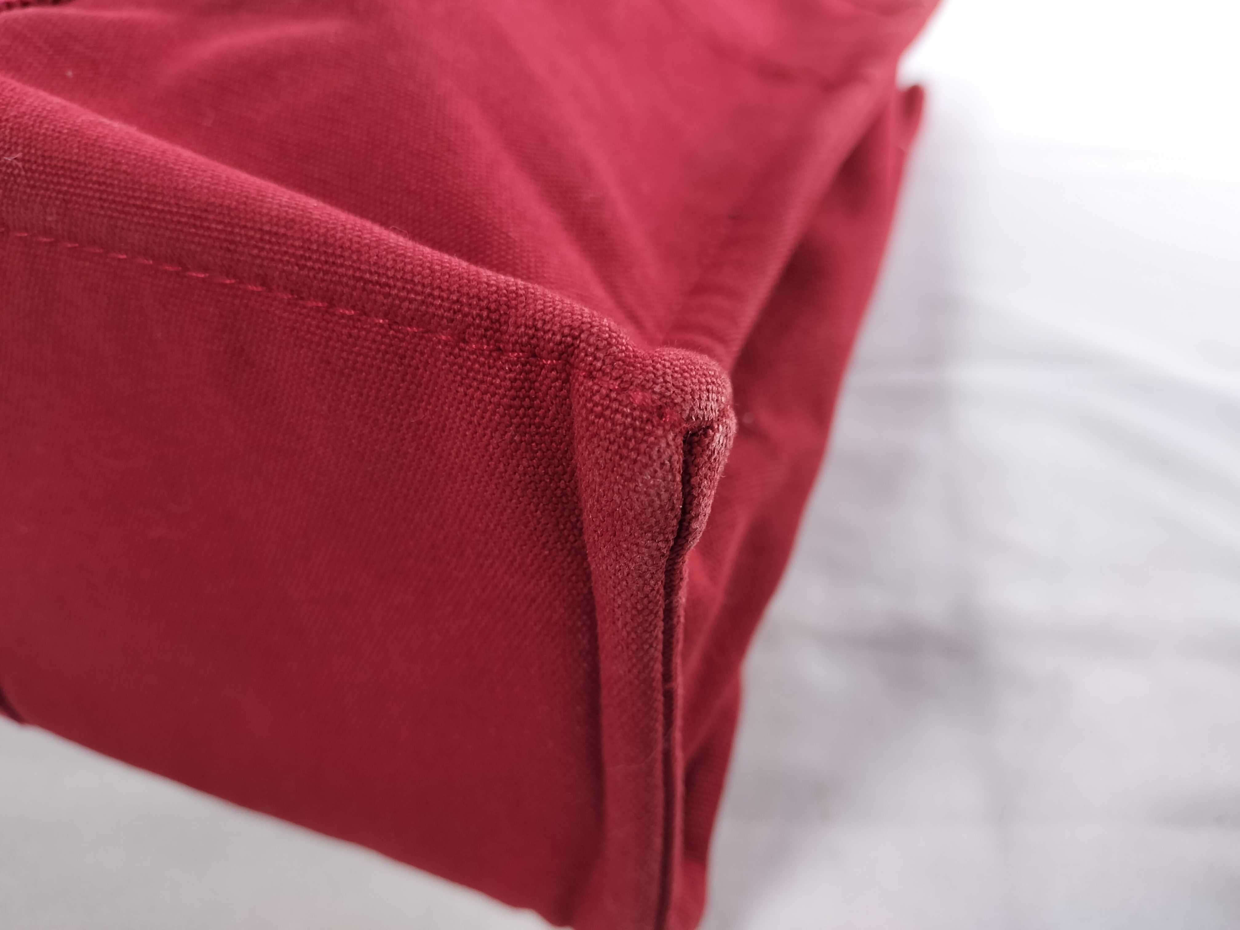 Hermes Fourre-Tout GM Red Canvas Tote Bag