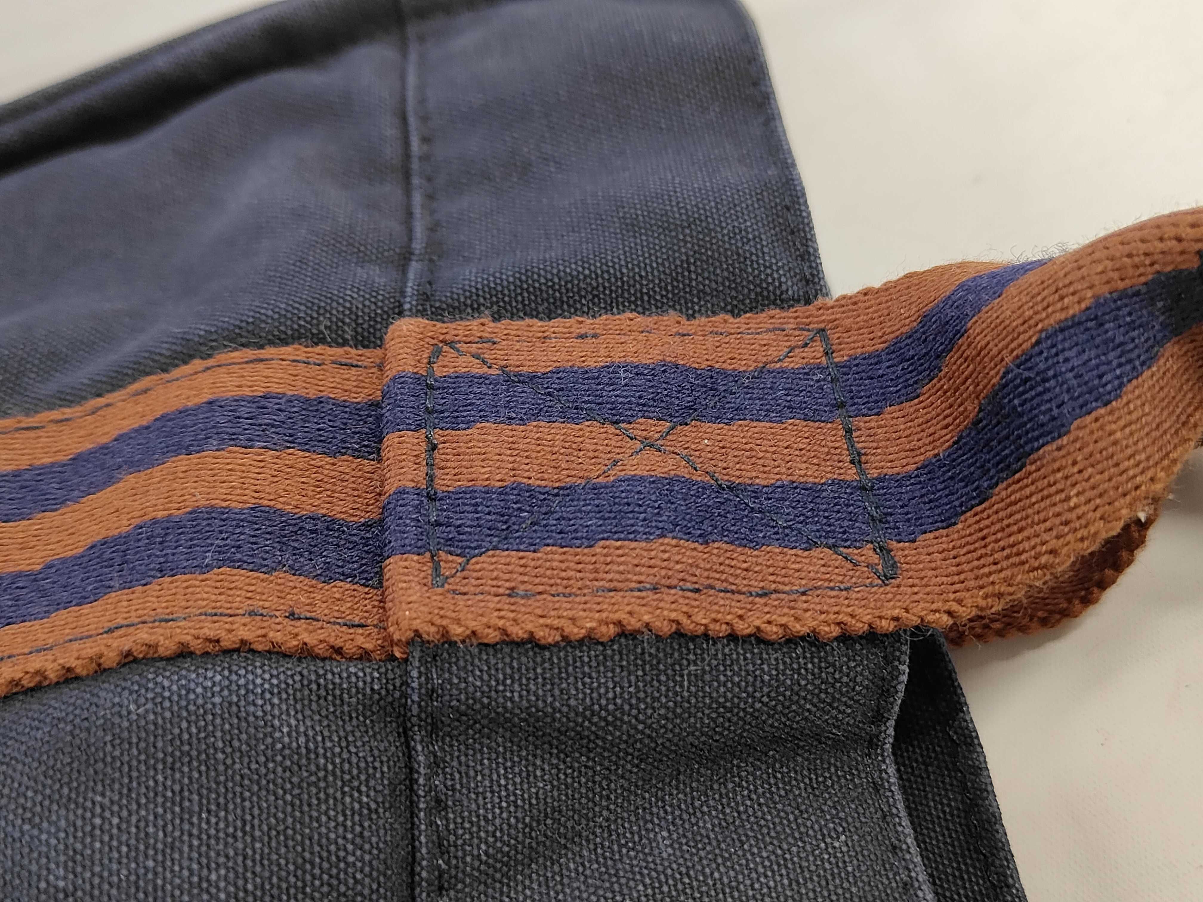 Hermès Navy Blue Canvas Fourre-Tout PM Tote Bag