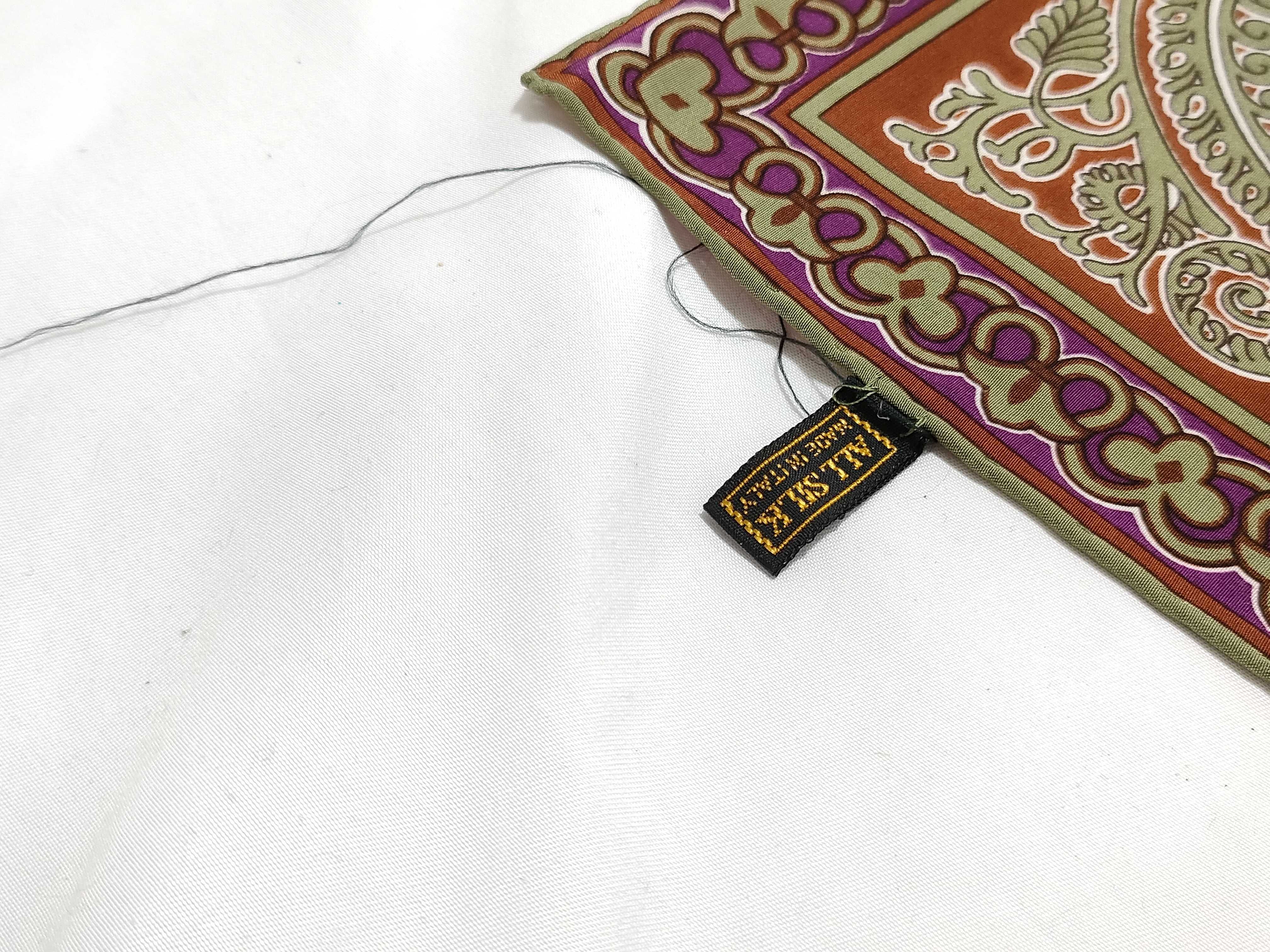 Loewe Al Andalus Silk Square Scarf with Original Box