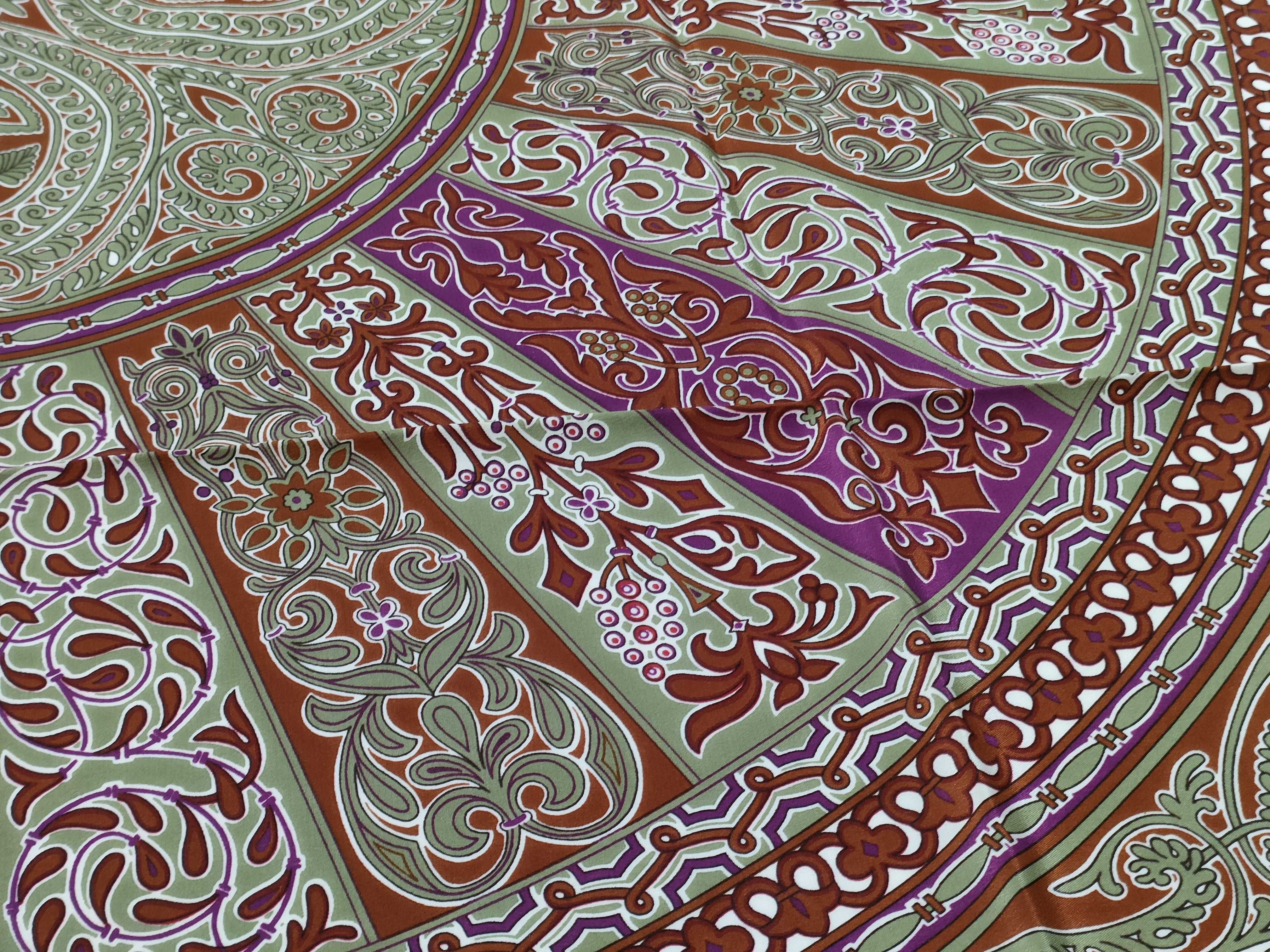 Loewe Al Andalus Silk Square Scarf with Original Box
