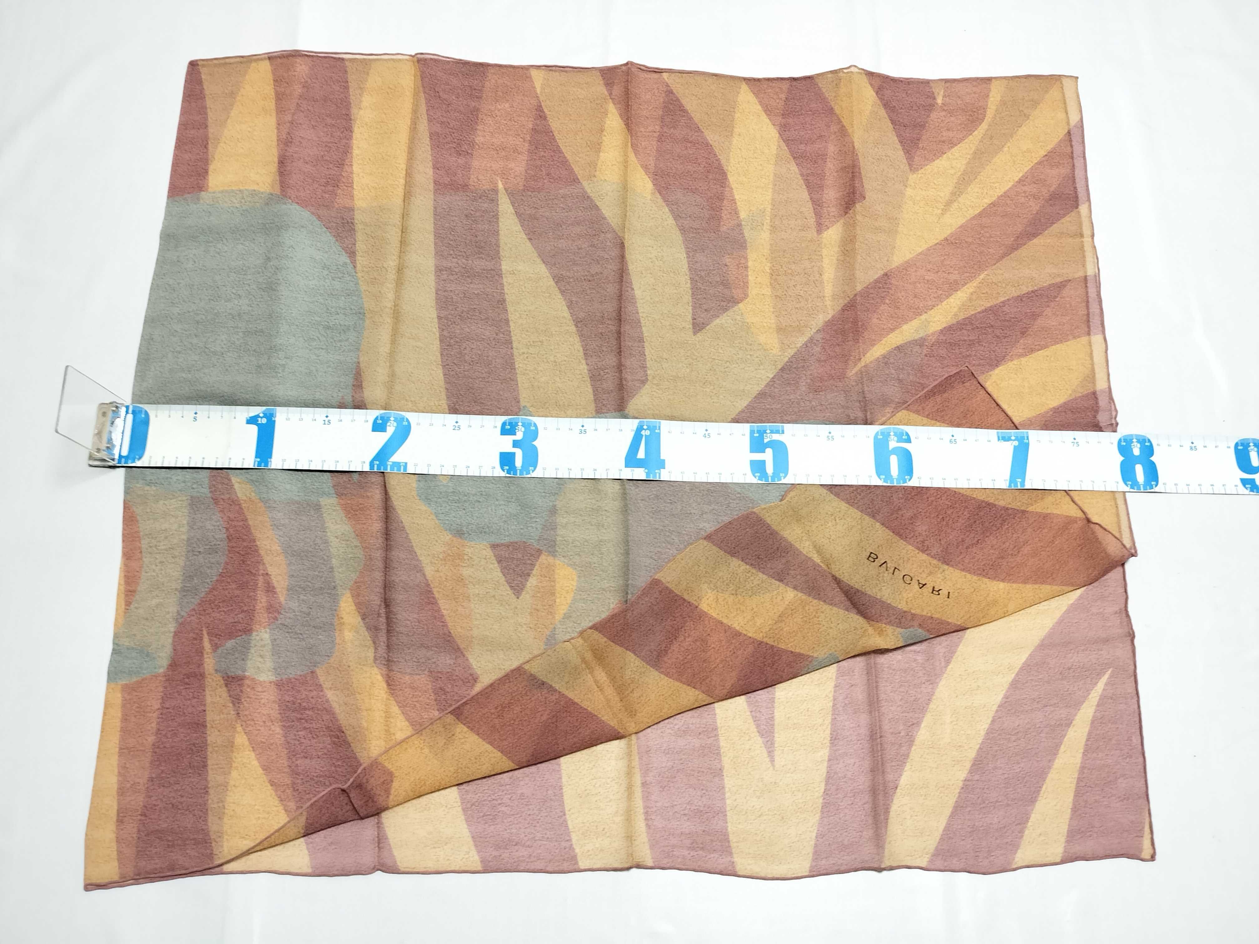 Bvlgari Safari Themed 100% Silk Scarf with Original Packaging