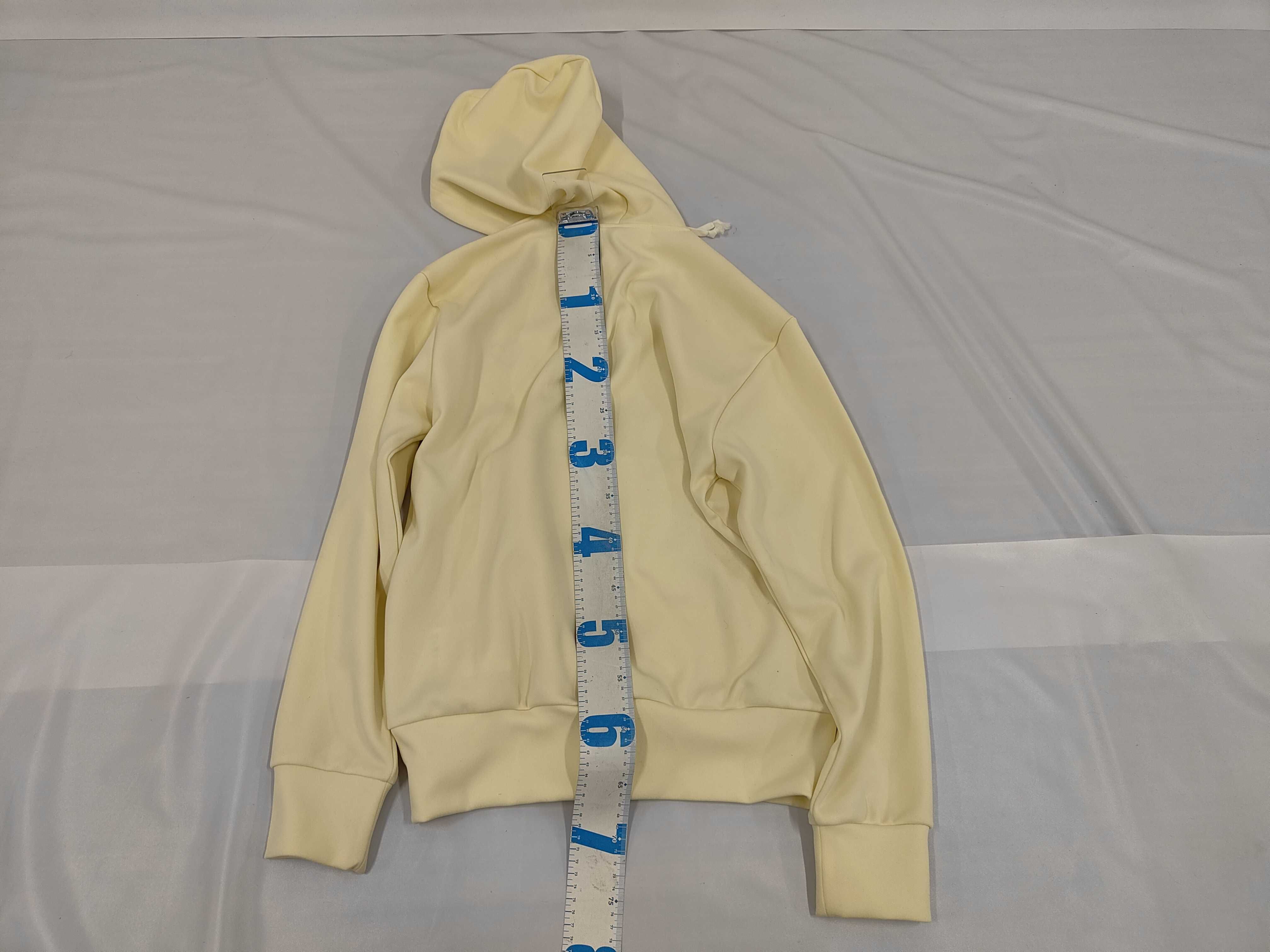 Comme des Garcons Play Red Heart Pullover Hoodie in Ivory Size Medium