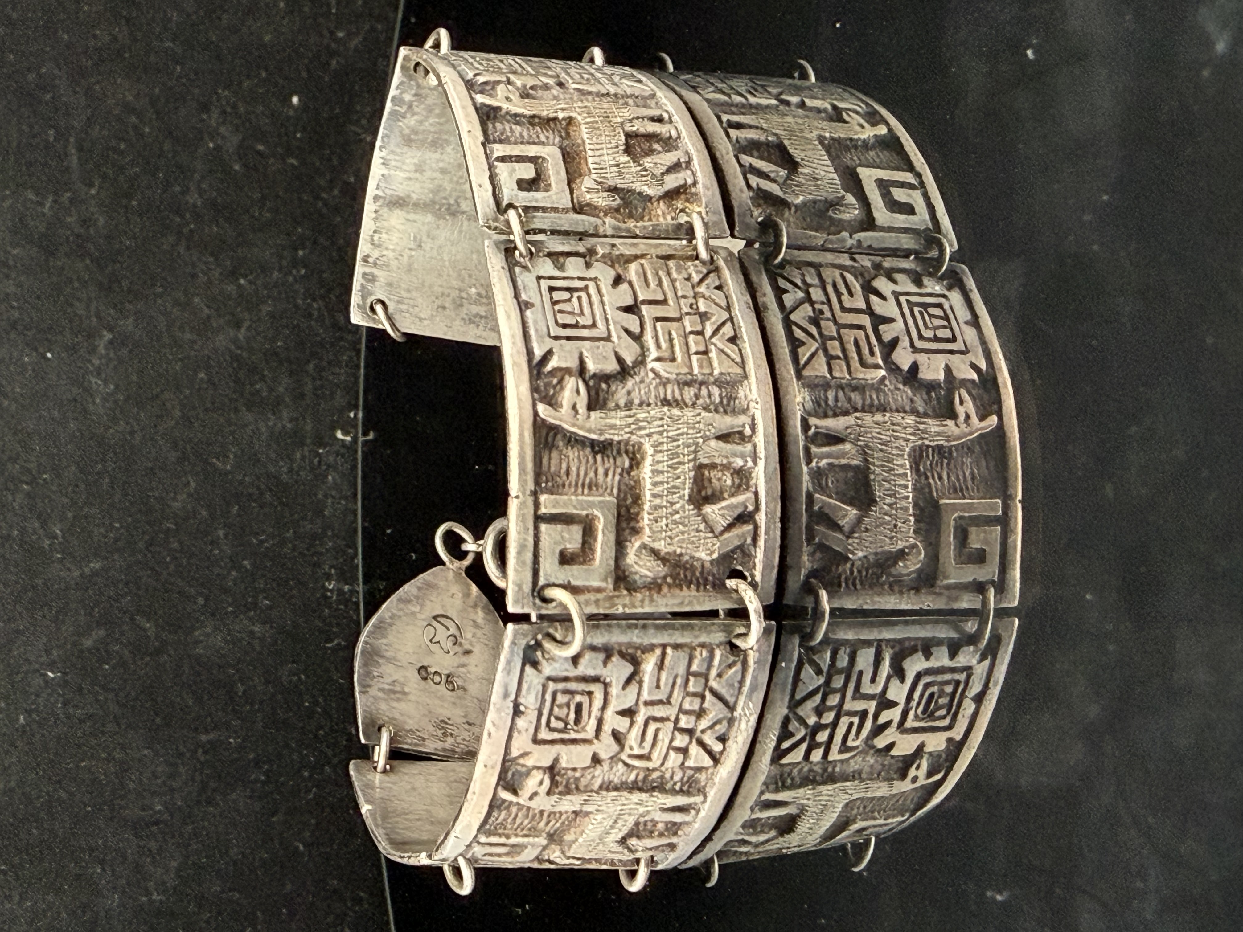 Peruvian .900 Silver Bracelet