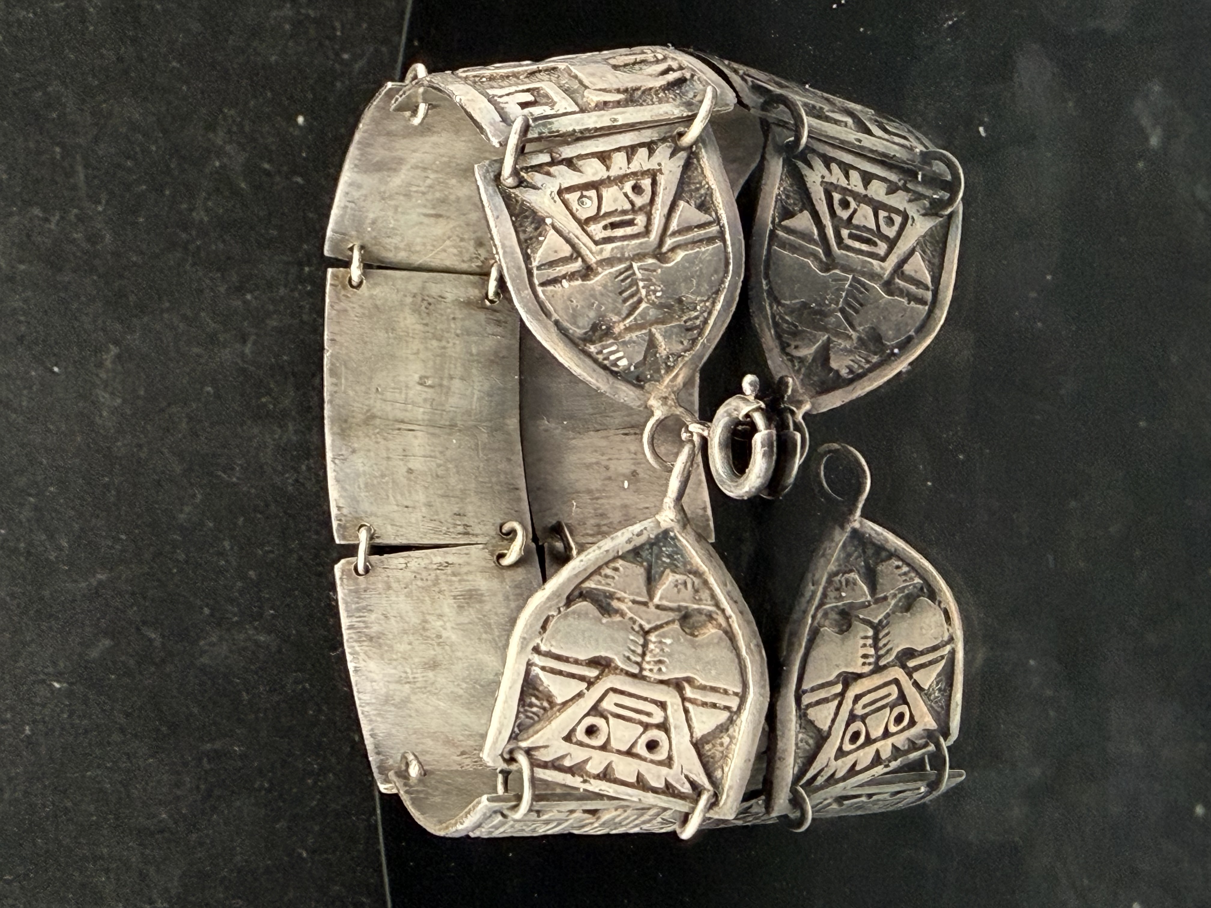 Peruvian .900 Silver Bracelet